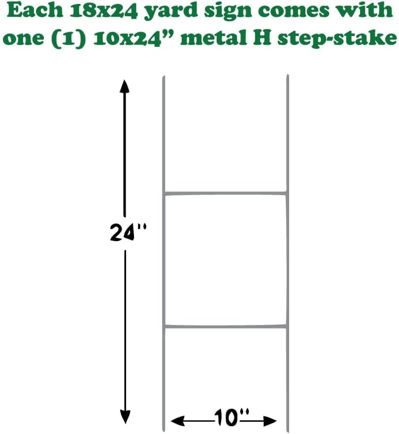 TEN (10) Pack Custom/Personalized 18x24