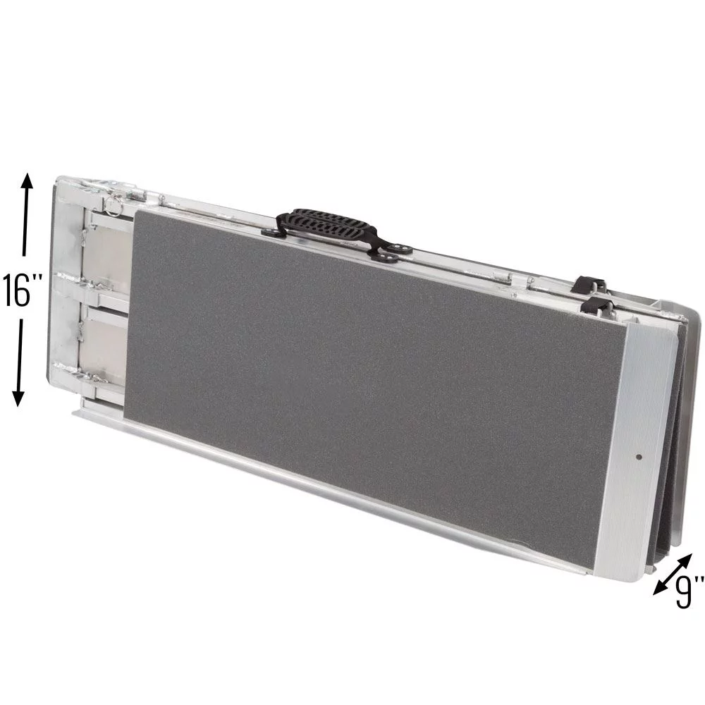 Silver Spring Aluminum Multi-Fold Wheelchair Ramp - 10' Long