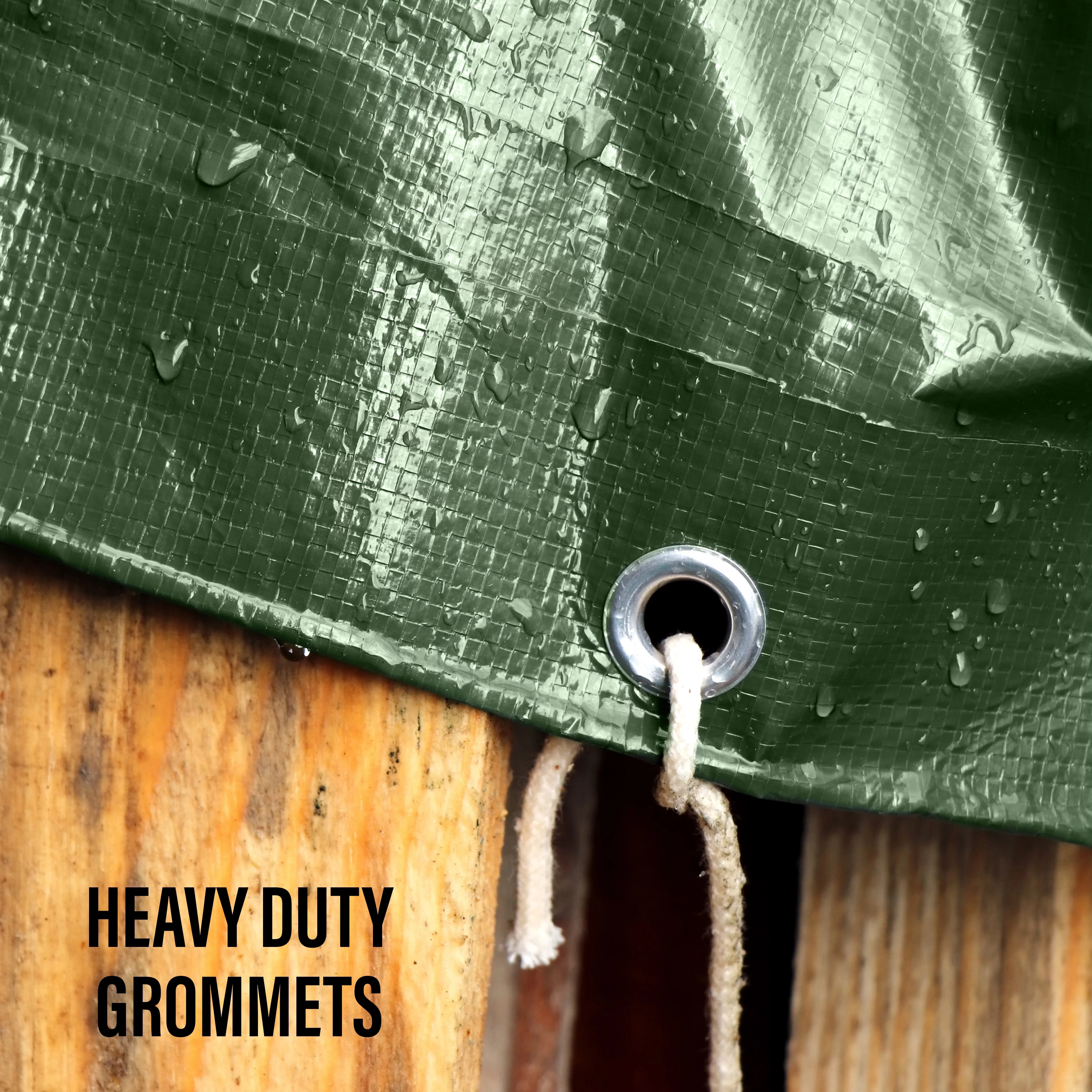 Strategy 12 Mil Commercial Grade Polyethylene Tarp Cover 40' x 30'