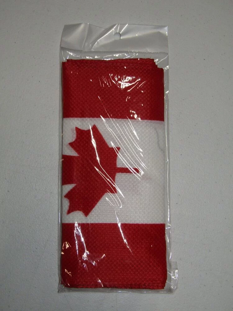 Canada Canadian Maple Leaf Printed Knitted Style Scarf 6.5