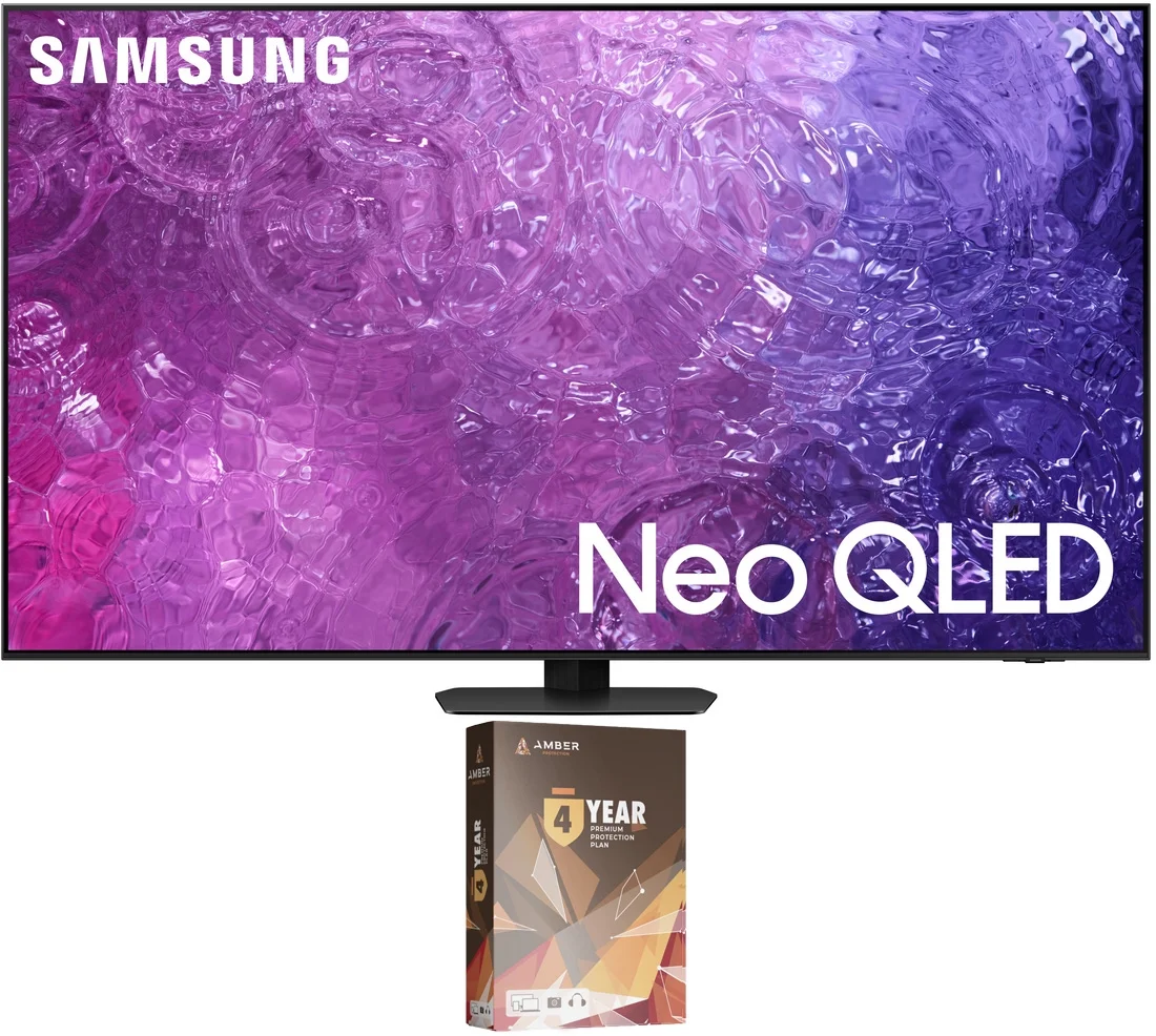 Samsung QN75QN90CAFXZA 75 Inch Neo QLED Smart TV with 4K Upscaling and an Additional 4 Year Extended Amber Protection (2023)