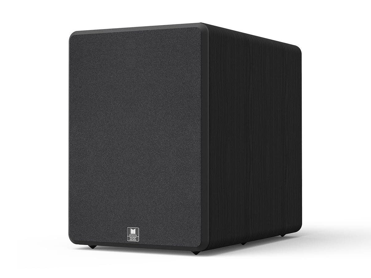 Monoprice Monolith M-12 V2 12in THX Certified Ultra 500 Watt Powered Subwoofer, Massive Output, Low Distortion, Vented HDF Cabinet