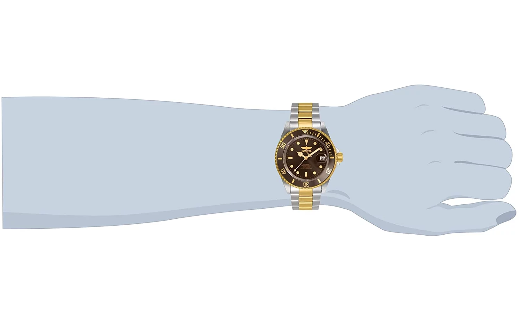 Invicta Pro Diver Automatic Brown Dial Men's Watch 35701