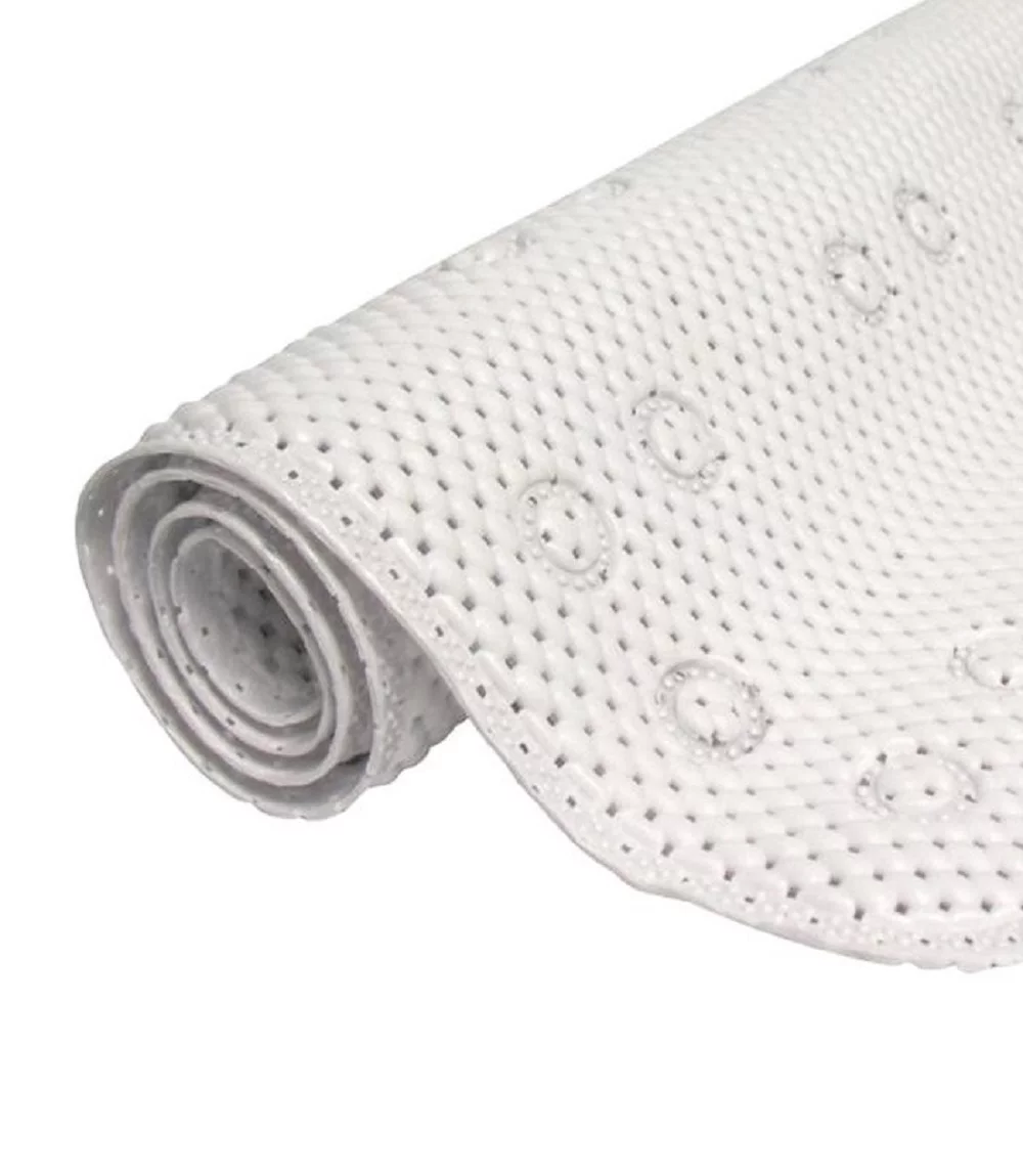 Dependable Industries Inc. Essentials Soft Waffle PVC Foam Cushioned Texture Spa Quality Bathroom Tub & Bath Mat Anti-Slip 27.5