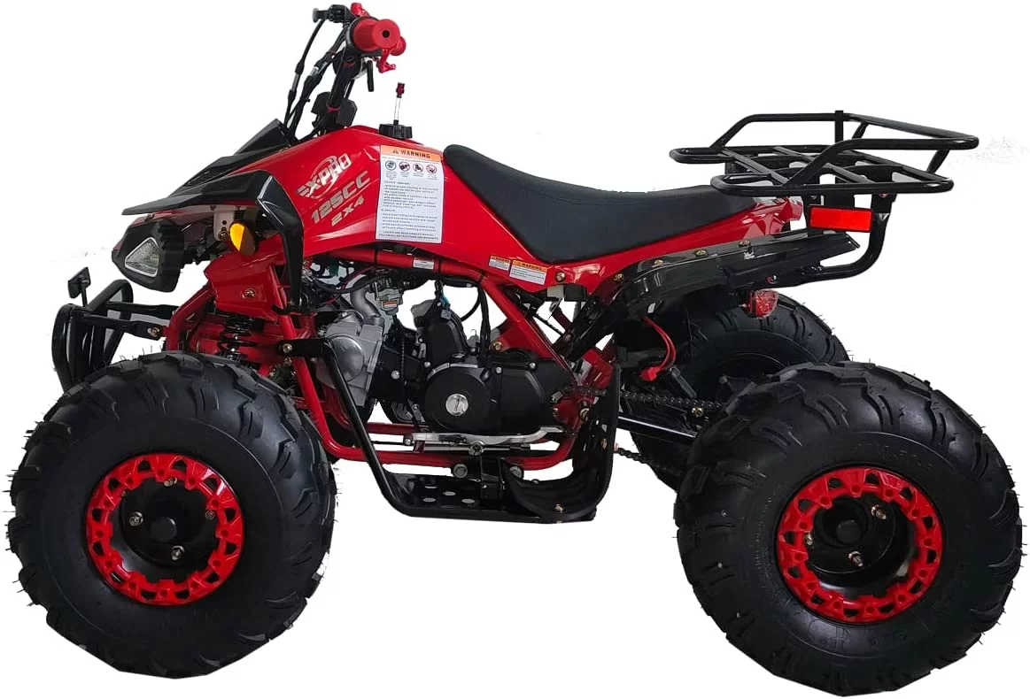 X-Pro Brand New 125cc Gas ATV, Automatic Transmission w/Reverse Remote Control Big 19