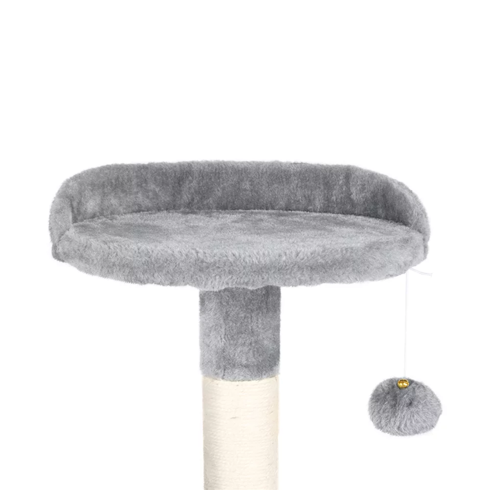Yaheetech 51'' Cat Tree Condo Multilevel Cat Towers W/ Hammock Tunnel Scratching Post, Light Gray