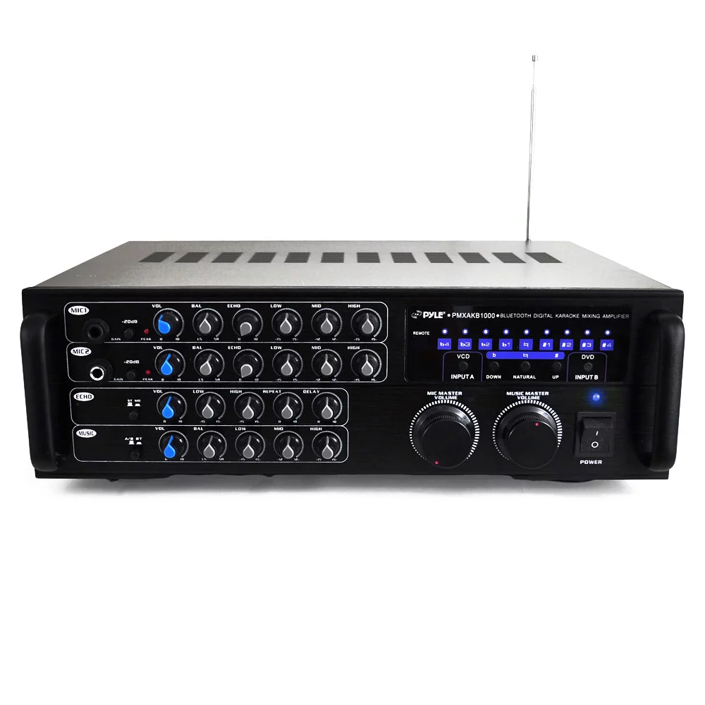 Pyle Pro® 1,000-watt Stereo Mixer Karaoke Amp