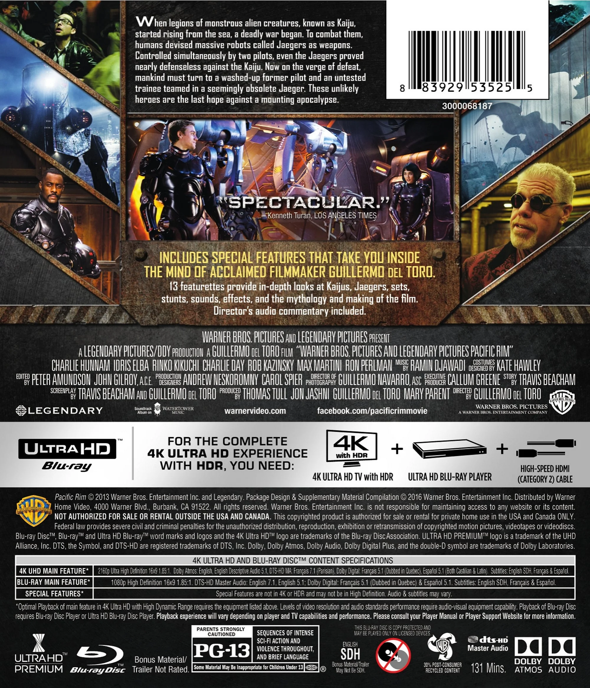Pacific Rim (4K Ultra HD + Blu-ray)