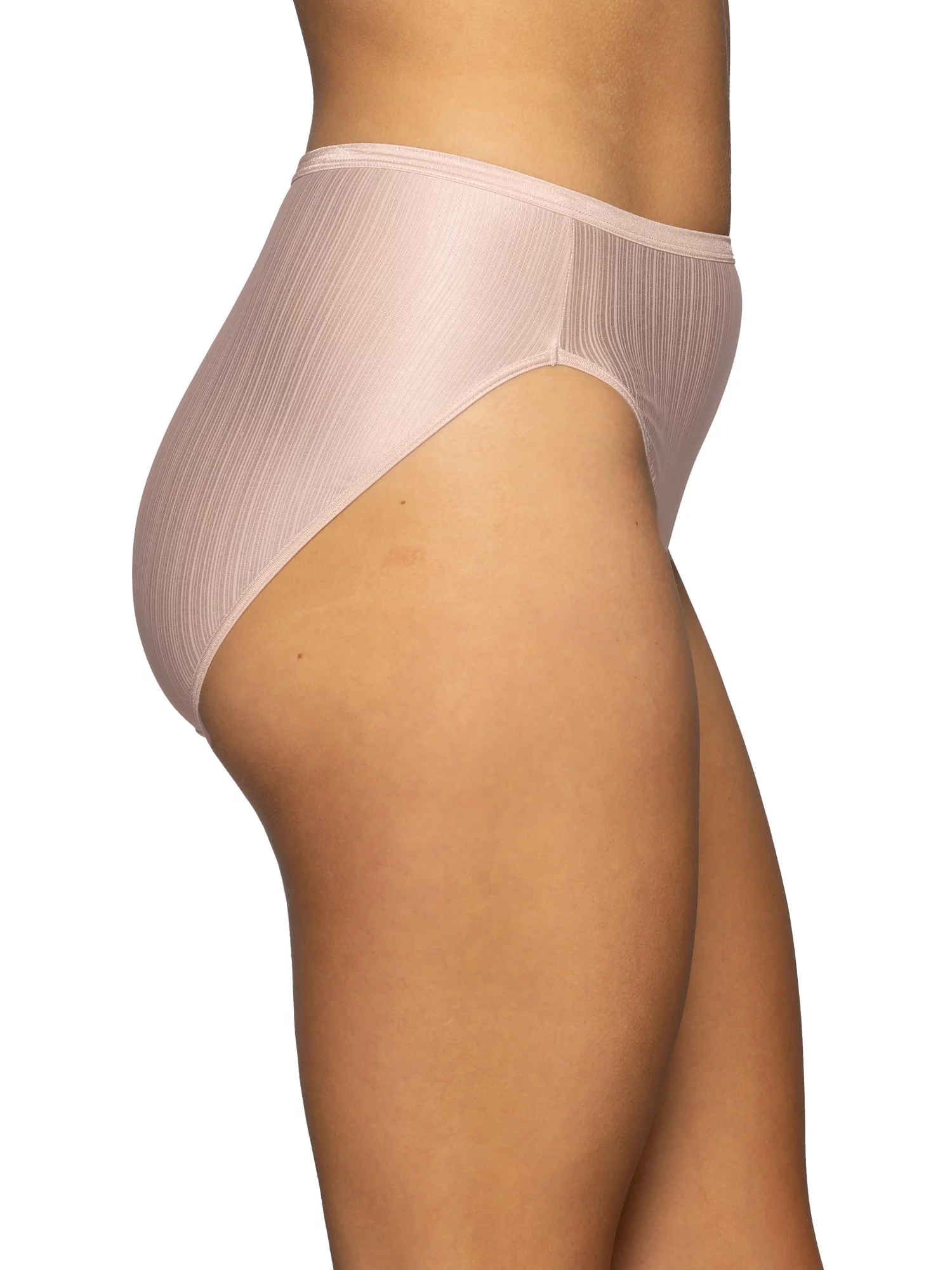 Vanity Fair Radiant Collection Women's Comfort Stretch Hi-Cut Underwear, 3 Pack