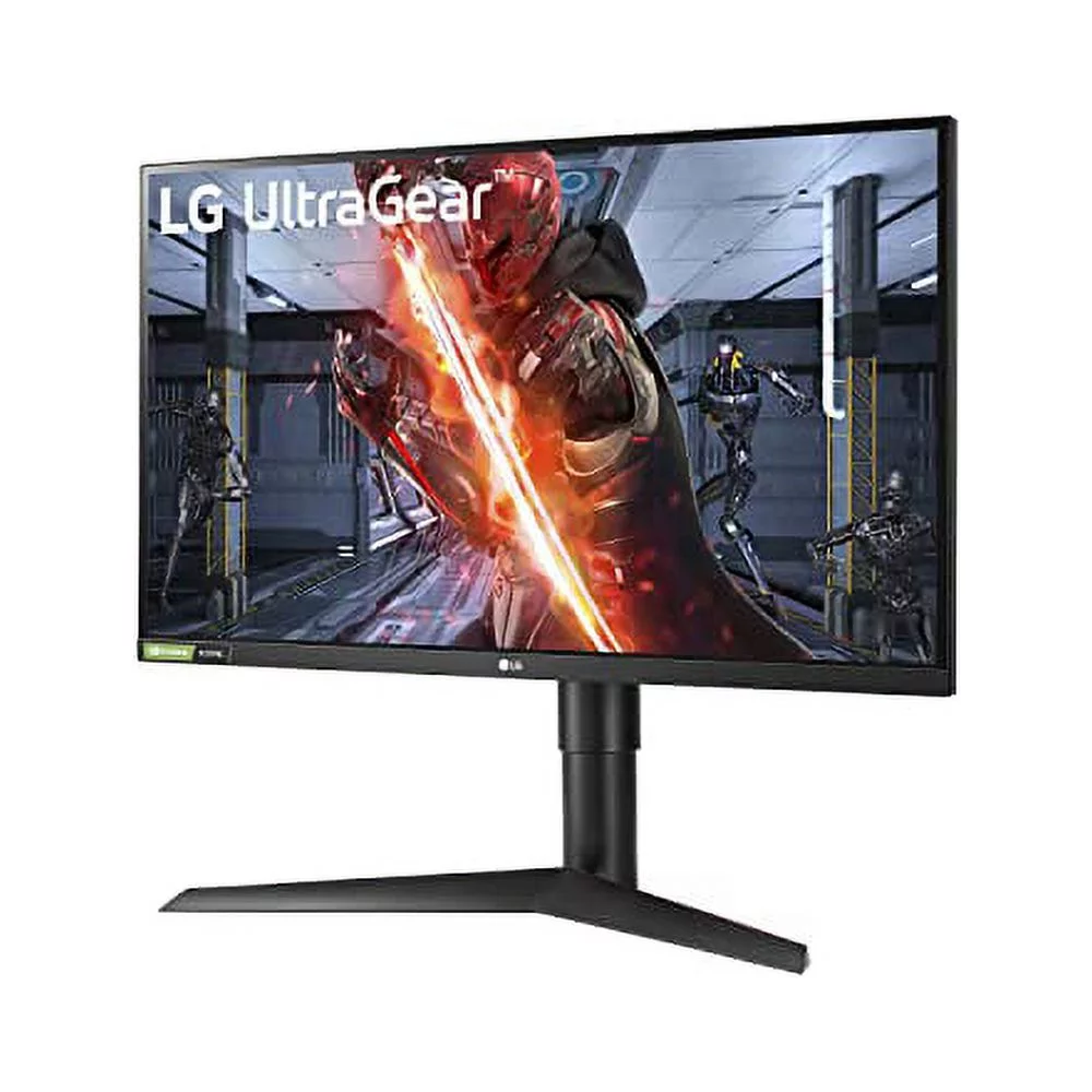 LG UltraGear QHD 27-Inch Gaming Monitor 27GL83A-B - IPS 1ms (GtG), with HDR 10 Compatibility, NVIDIA G-SYNC, and AMD FreeSync, 144Hz, Black