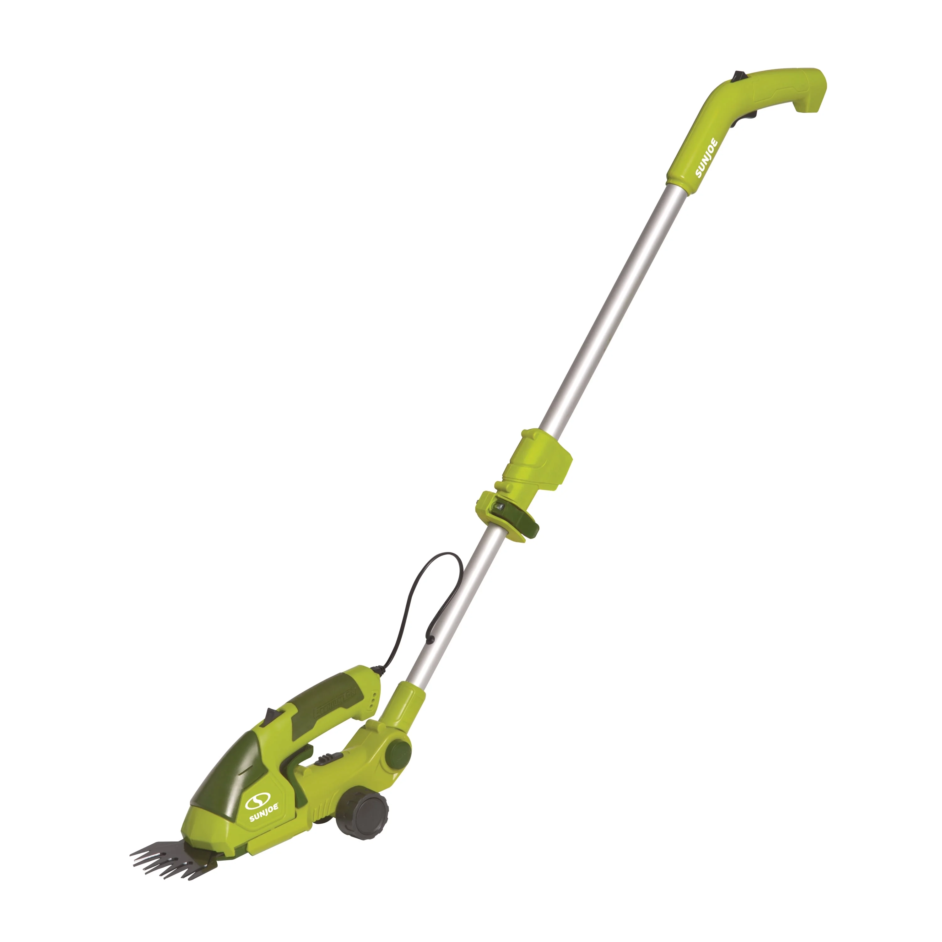 Sun Joe 2-in-1 Cordless Telescoping Grass Shear + Hedge Trimmer, 7.2-Volt