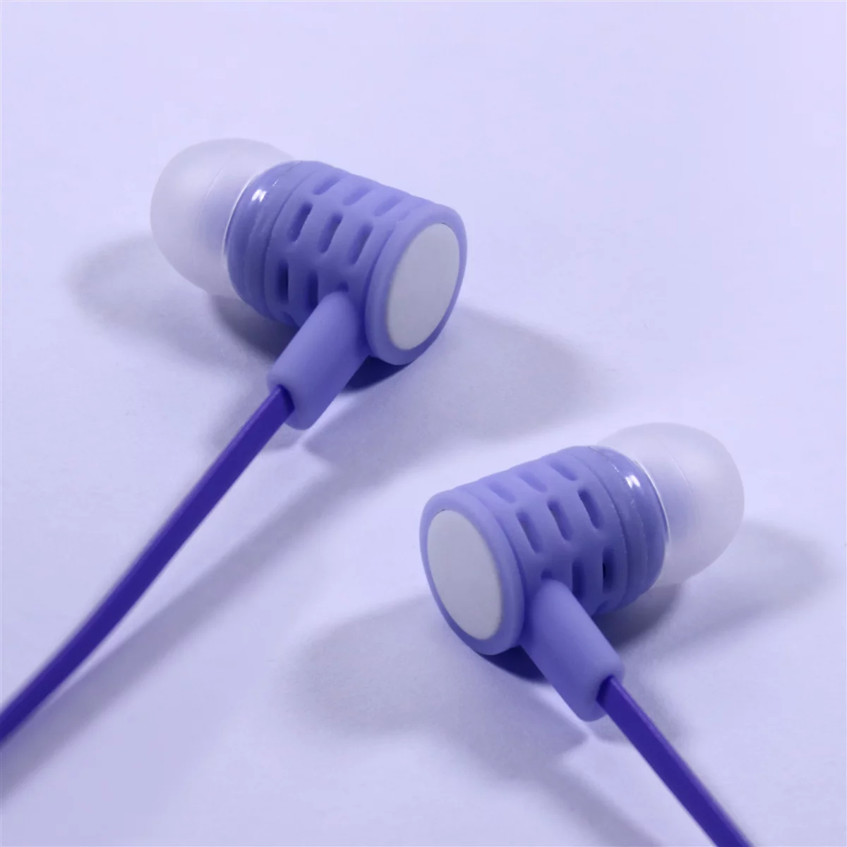 High Definition Sound 3.5mm Stereo Earbuds/ Headphone for Xiaomi Redmi Note 10 5G, 10S, Note 10, 10 Pro Max, 9T, Mi 10i 5G 9i Sport, 9A Sport, Poco C31, 9 Activ,10 (Purple) - w/ Mic
