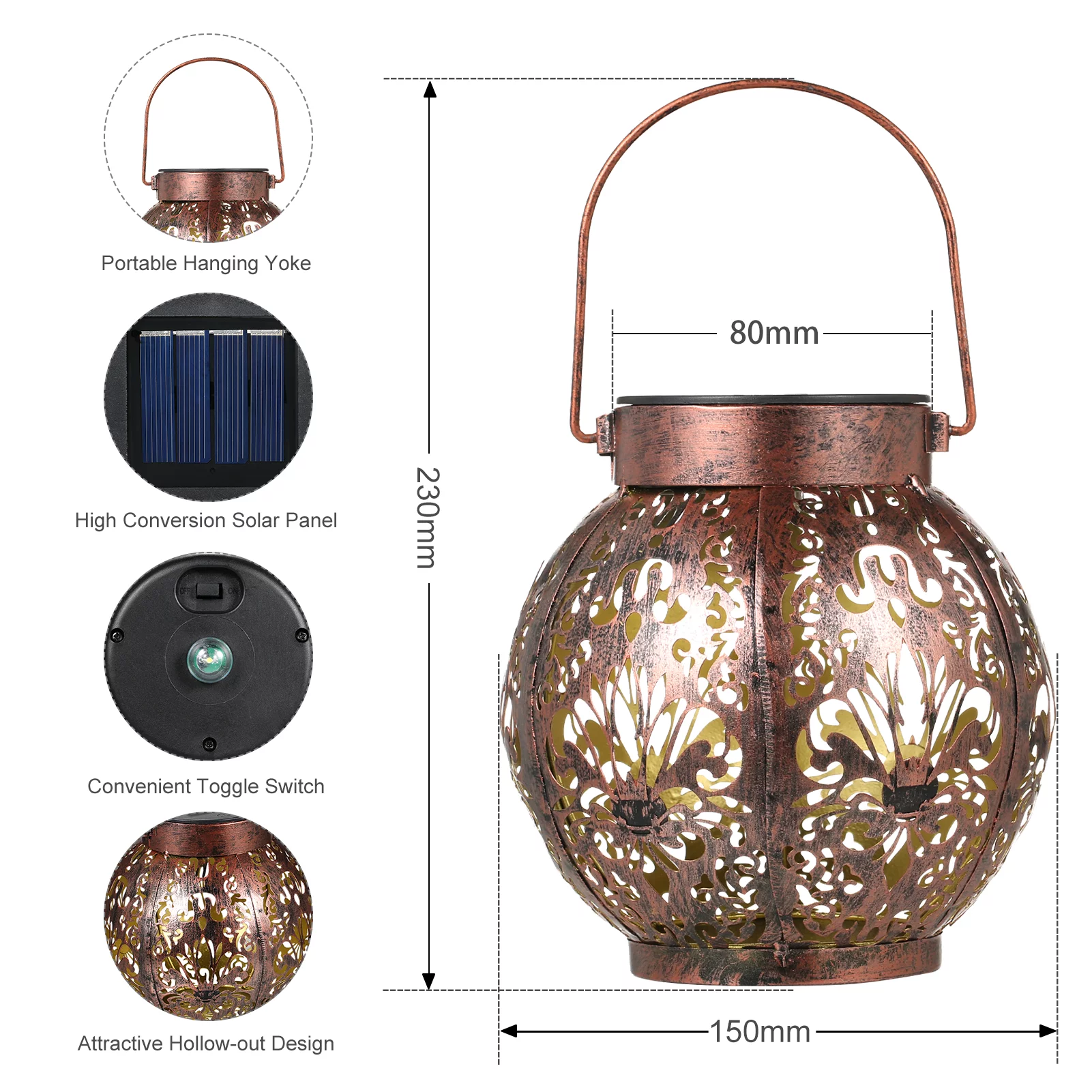 Neoglint lamp,Lamp Ip65 Water D C 2v Ip65 Water Resistance H Lamp Ip65 H Lamp Cell Patio Pathway Lantern H Resistance Built-in 600mah 2v Solar Powered 600mah Cell Anrio