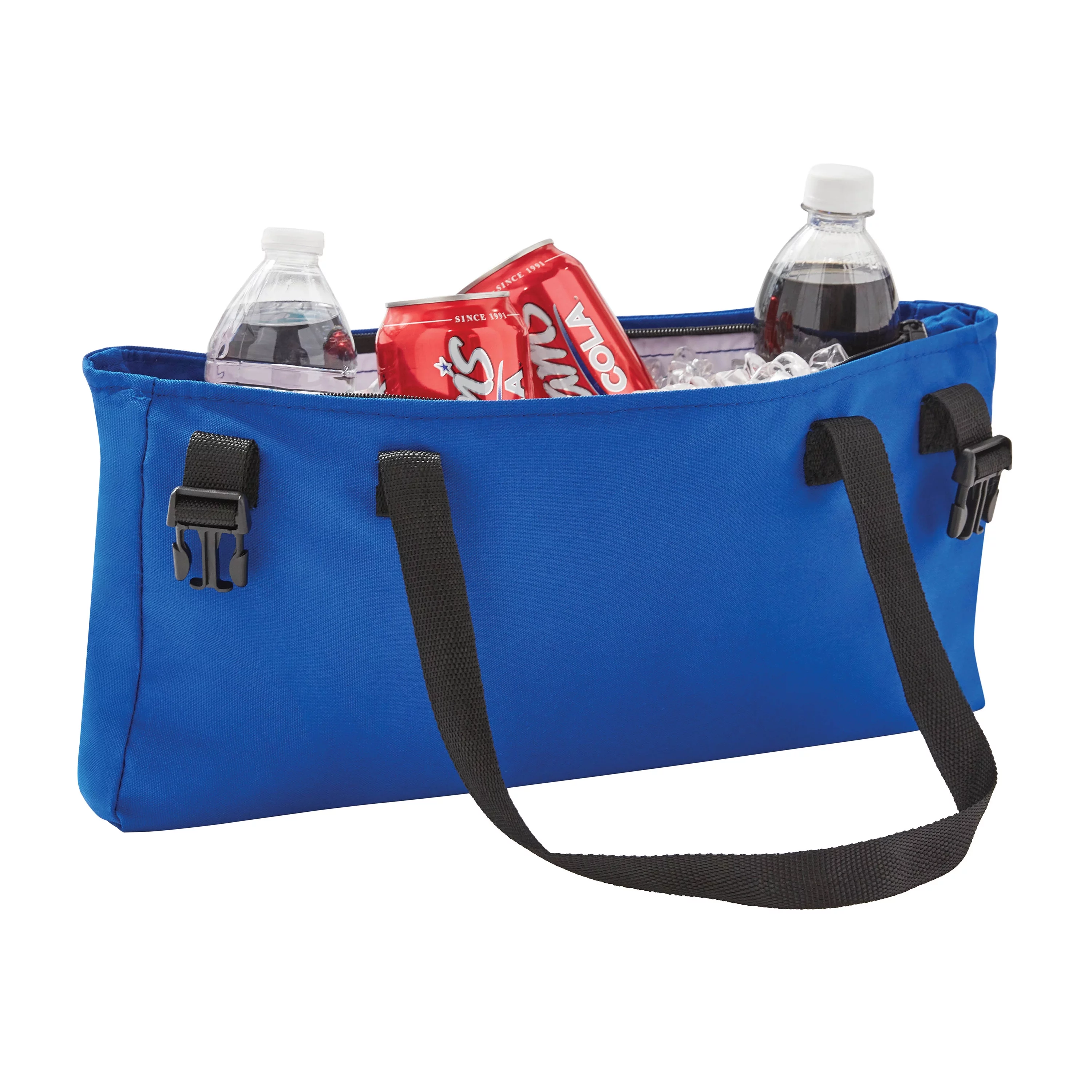 2-Pack Mainstays Reclining Beach & Event Backpack Chair with Cooler Bag Blue