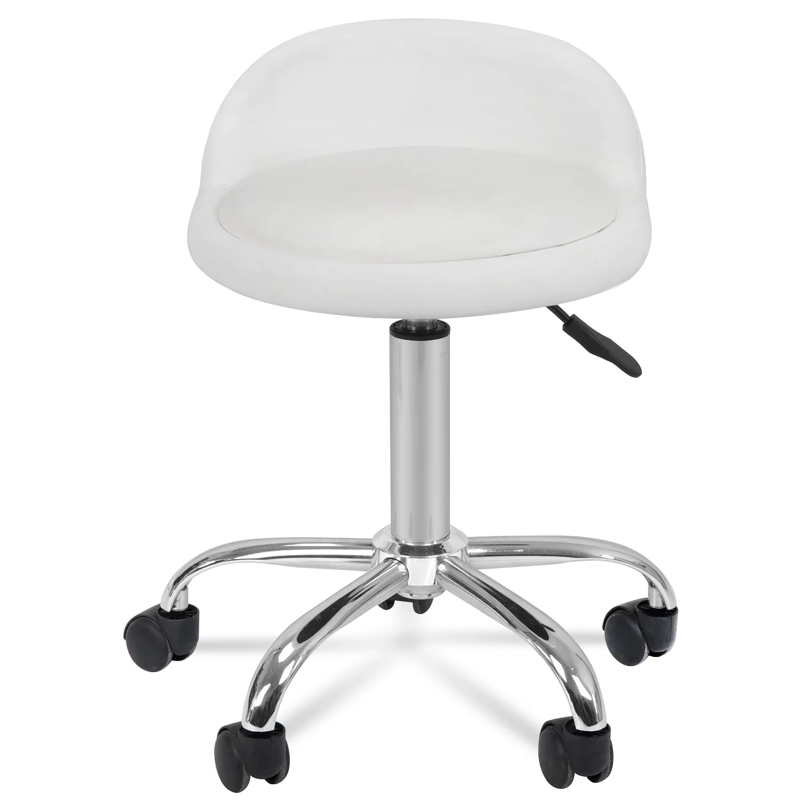 ZENY Swivel Salon Stool Chair PU Backrest 21-27