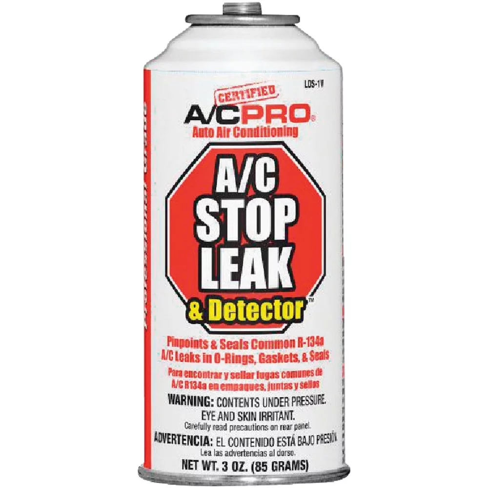 Quest 3 Oz. R-134a Refrigerant with Stop Leak & Detector LDS101-1 LDS101-1 570929