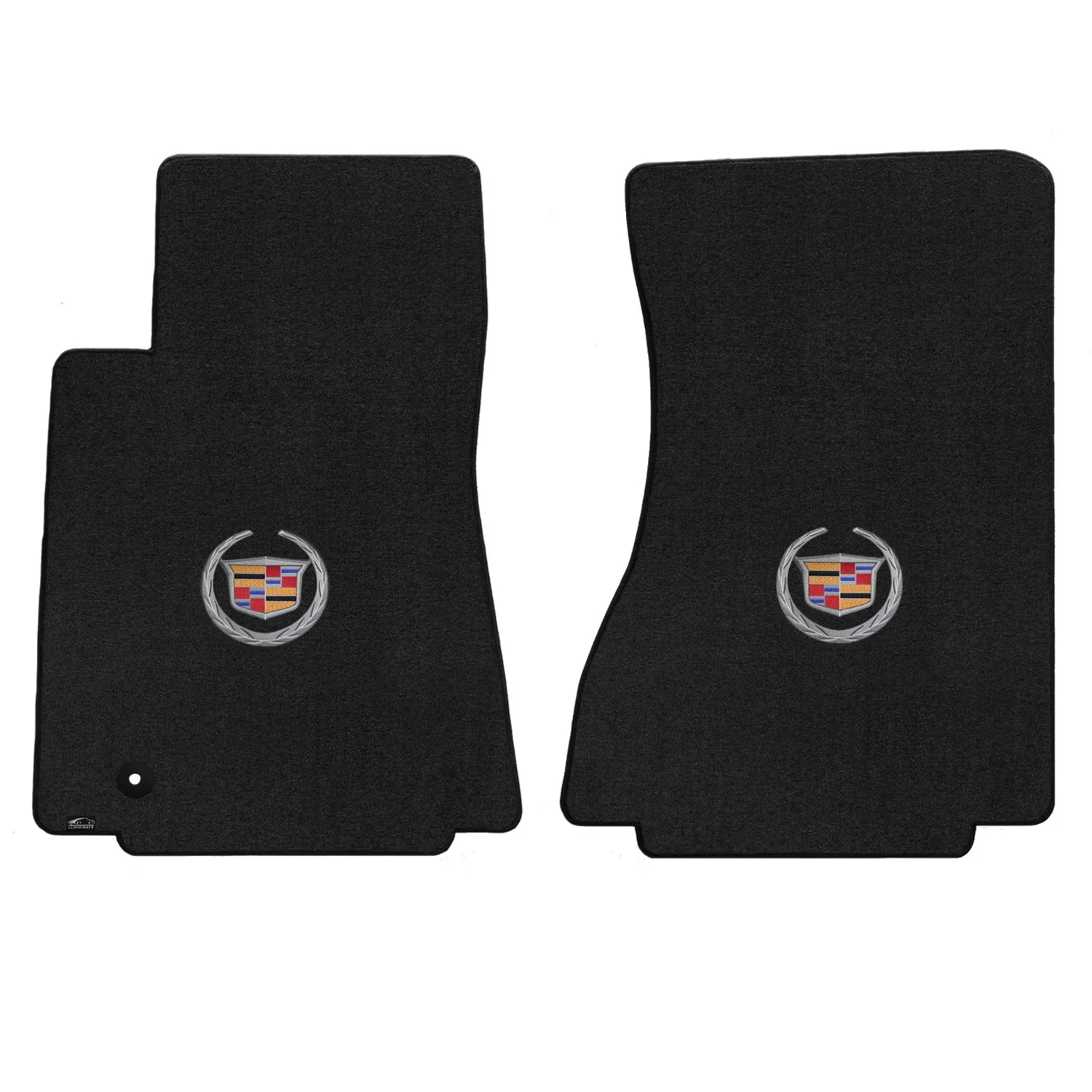 Lloyd Mats Custom Fit Floor Mats for Cadillac CTS 2WD Sedan/Wagon 2008-2013 LogoMat 2Pc Set Charcoal
