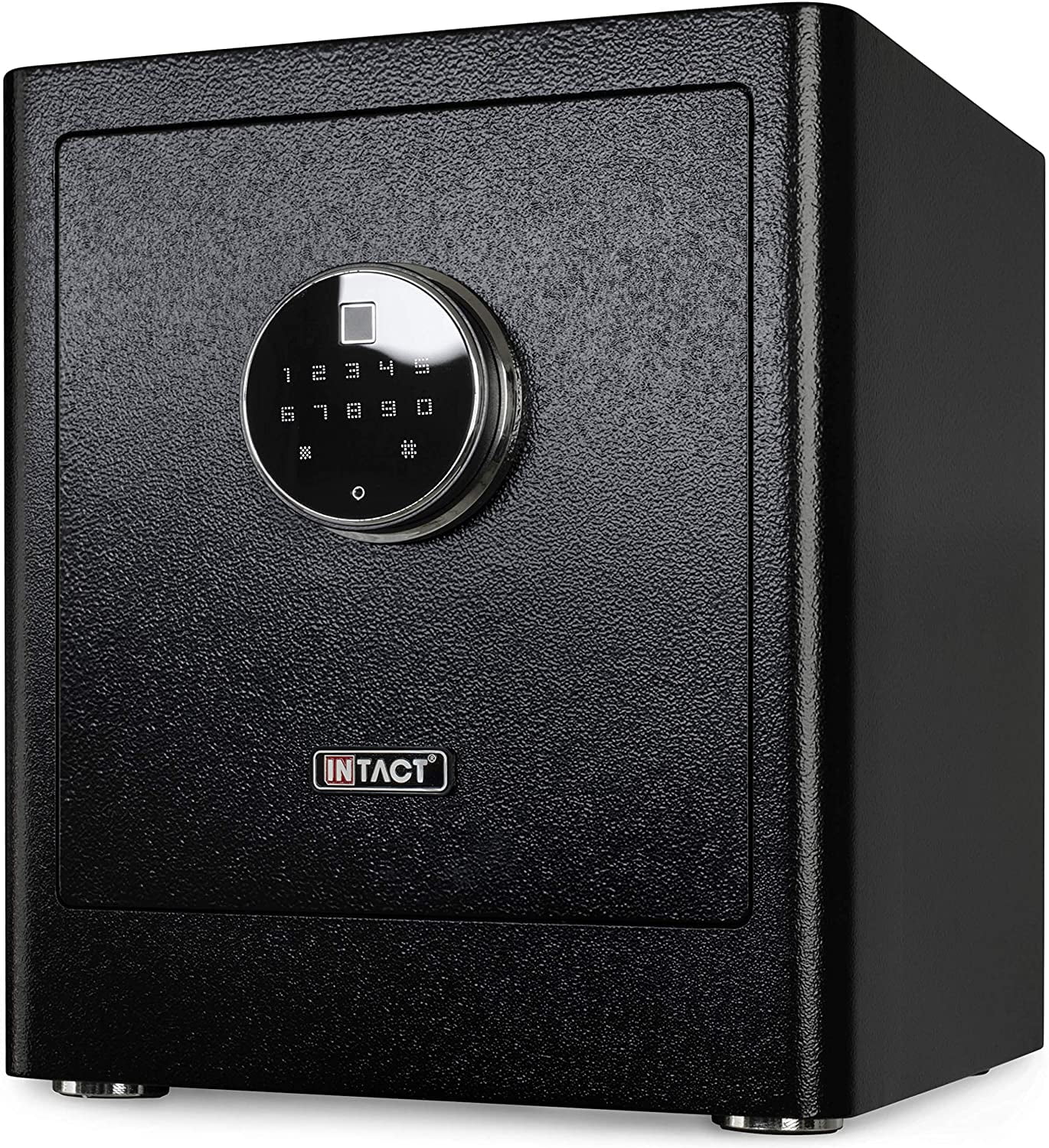 Intact - Compact Quick Access Biometric Fingerprint Security & Gun Safe With Nex-Gen Full Keypad Module Tall