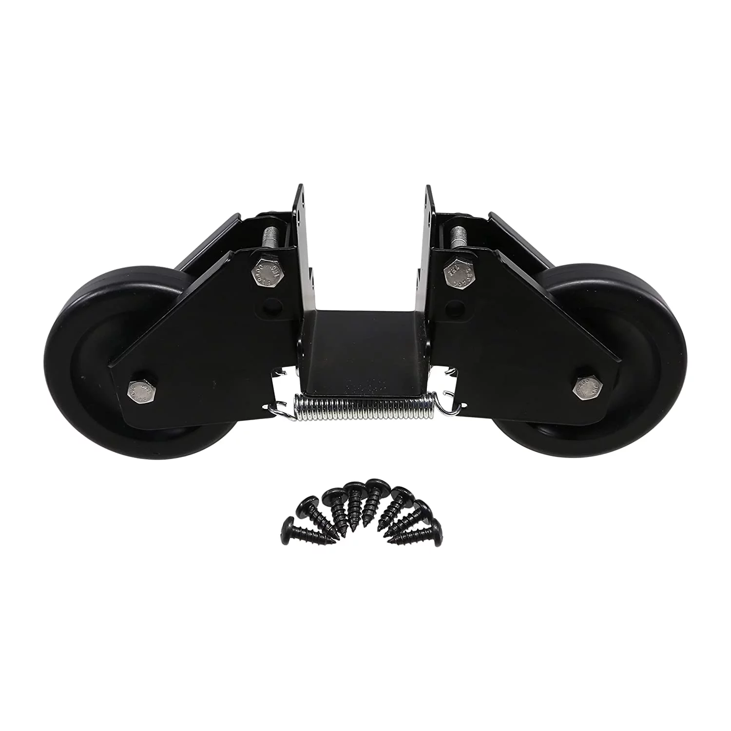 Heavy Duty Double Roller Gate Wheel for Vinyl Fence Gates Up to 2