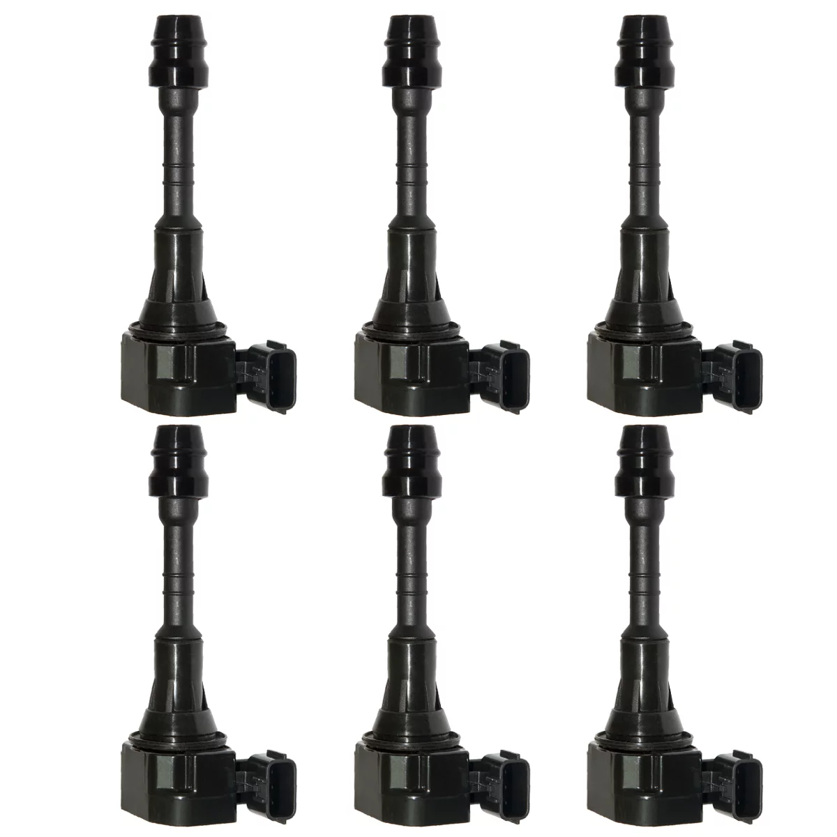 Set of 6 Ignition Coils Compatible with Nissan Infiniti 03-08 FX35 G35 G35X M35 M35X 350Z V6 3.5L Replacement for UF401 C1439 22433AL615 5C1430 E421 52-1774