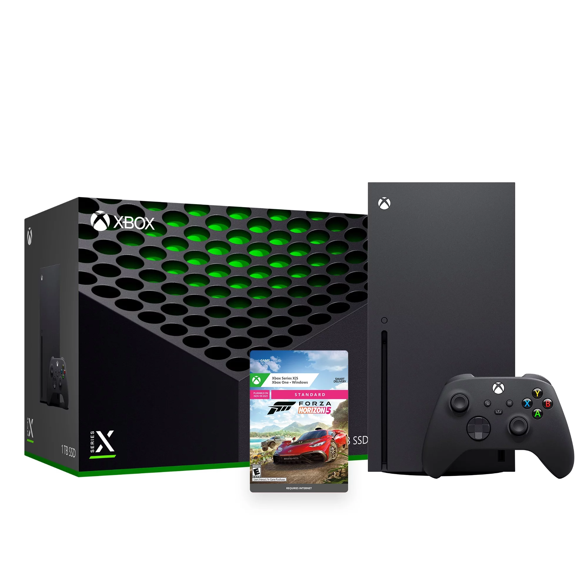Microsoft Latest Xbox Series X Gaming Console Bundle - 1TB SSD Black Xbox Console and Wireless Controller with Forza Horizon 5 and Mytrix HDMI Cable