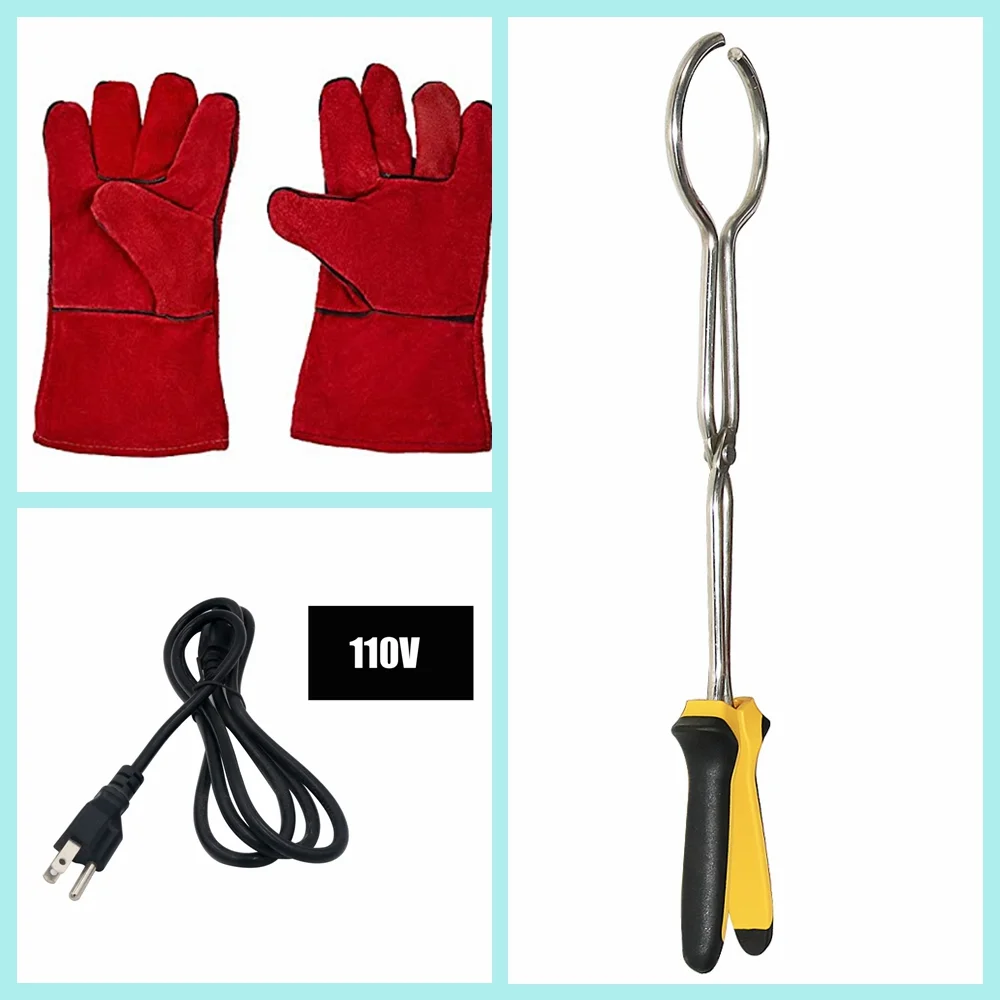 3KG Gold Melting Furnace,1400W 2000F Digital Electric Melting Furnace with Graphite Crucible 110V Refining Casting Furnace