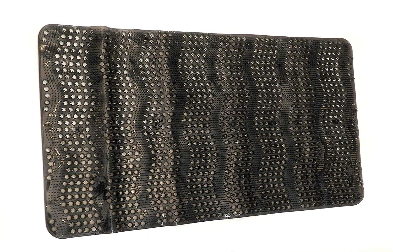 Home & Style Grass Textured Spa Quality Massaging Foot Scrubber Bathroom Tub & Bath Mat Anti-Slip 26.5