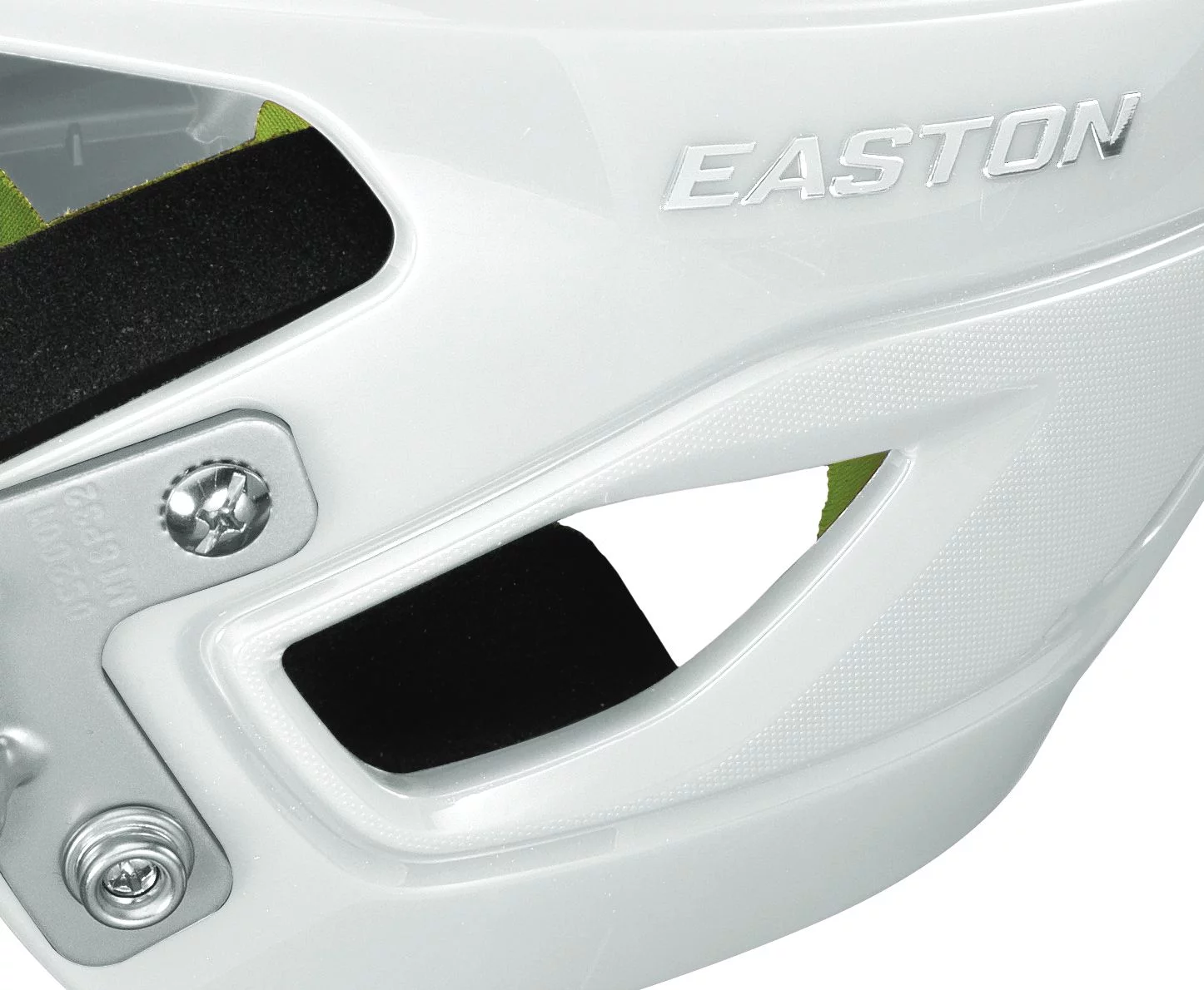 Easton CYCLONE Fastpitch Softball Batting Helmet w/ Mask, Medium/Large, White