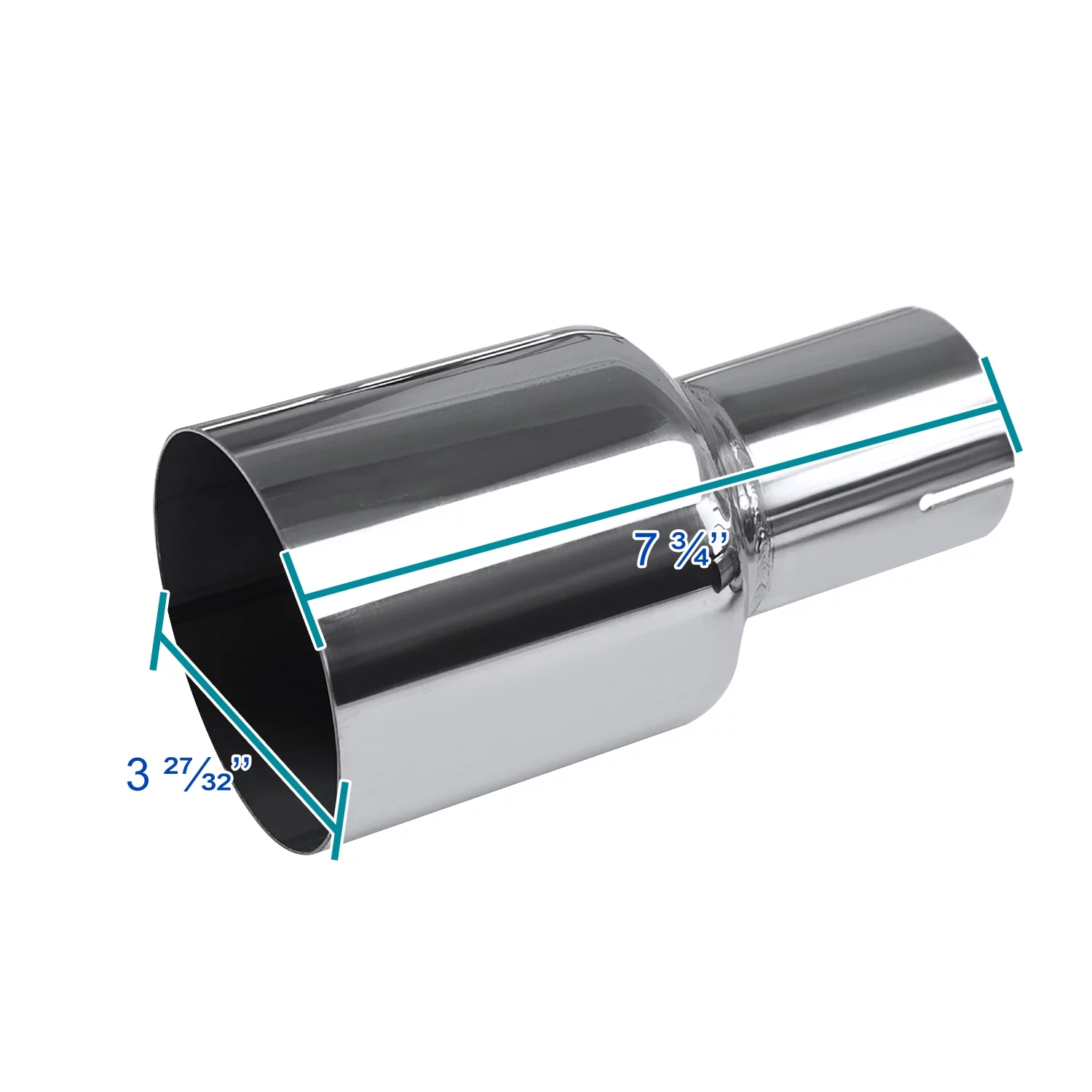 Spec-D Tuning Polished Stainless Steel Catback Exhaust System Compatible with 2016-2021 Honda Civic 1.5L Turbo