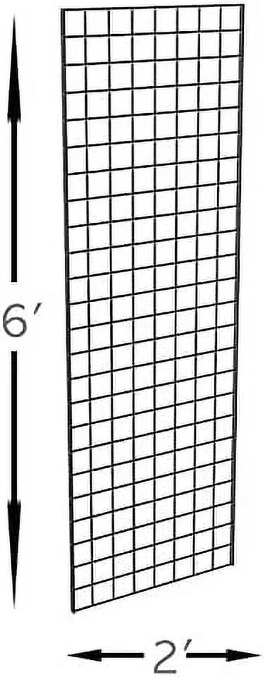 Commercial Grade Gridwall Art Display Panels - Z Unit Includes Three 2' X 6' Panels