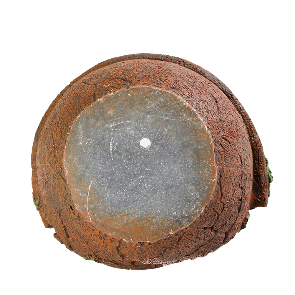 Gongxipen Fairy Garden Miniature Broken Flower Pot Villa Sweet House on the Cliff Sky Castle Sculpture Planter