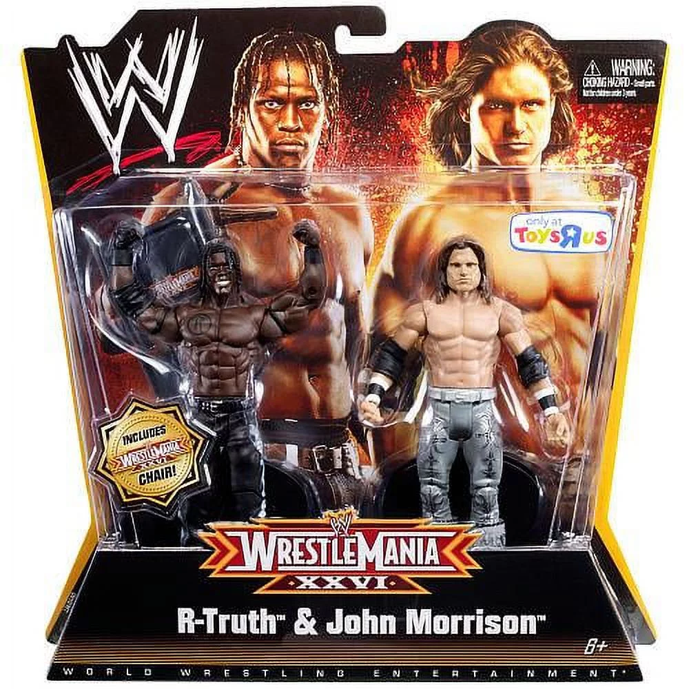 WWE Wrestling WrestleMania 26 R-Truth & John Morrison Action Figure 2-Pack