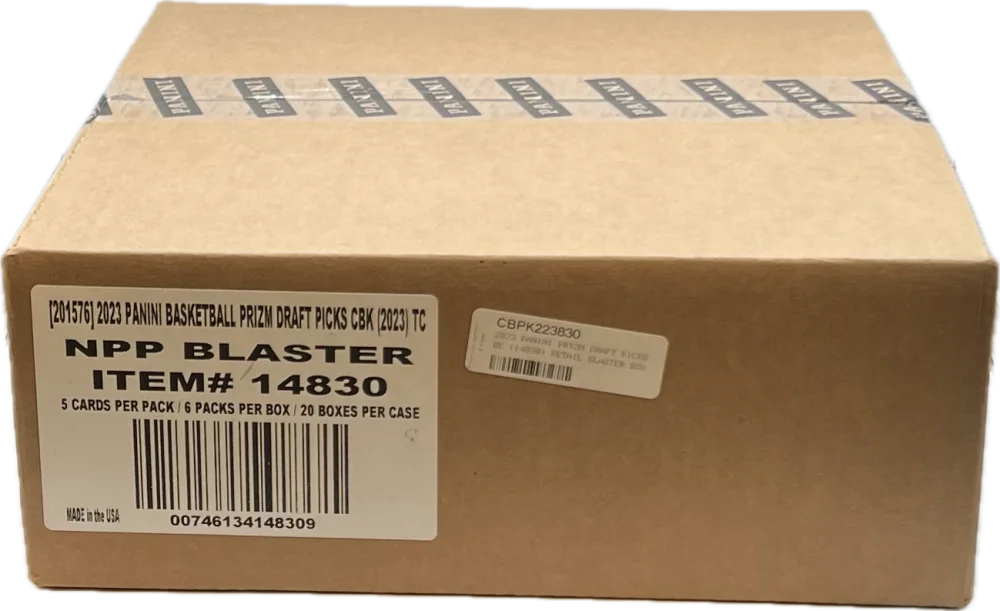 2023-24 Panini Prizm Draft Picks Basketball Blaster 20-Box Case