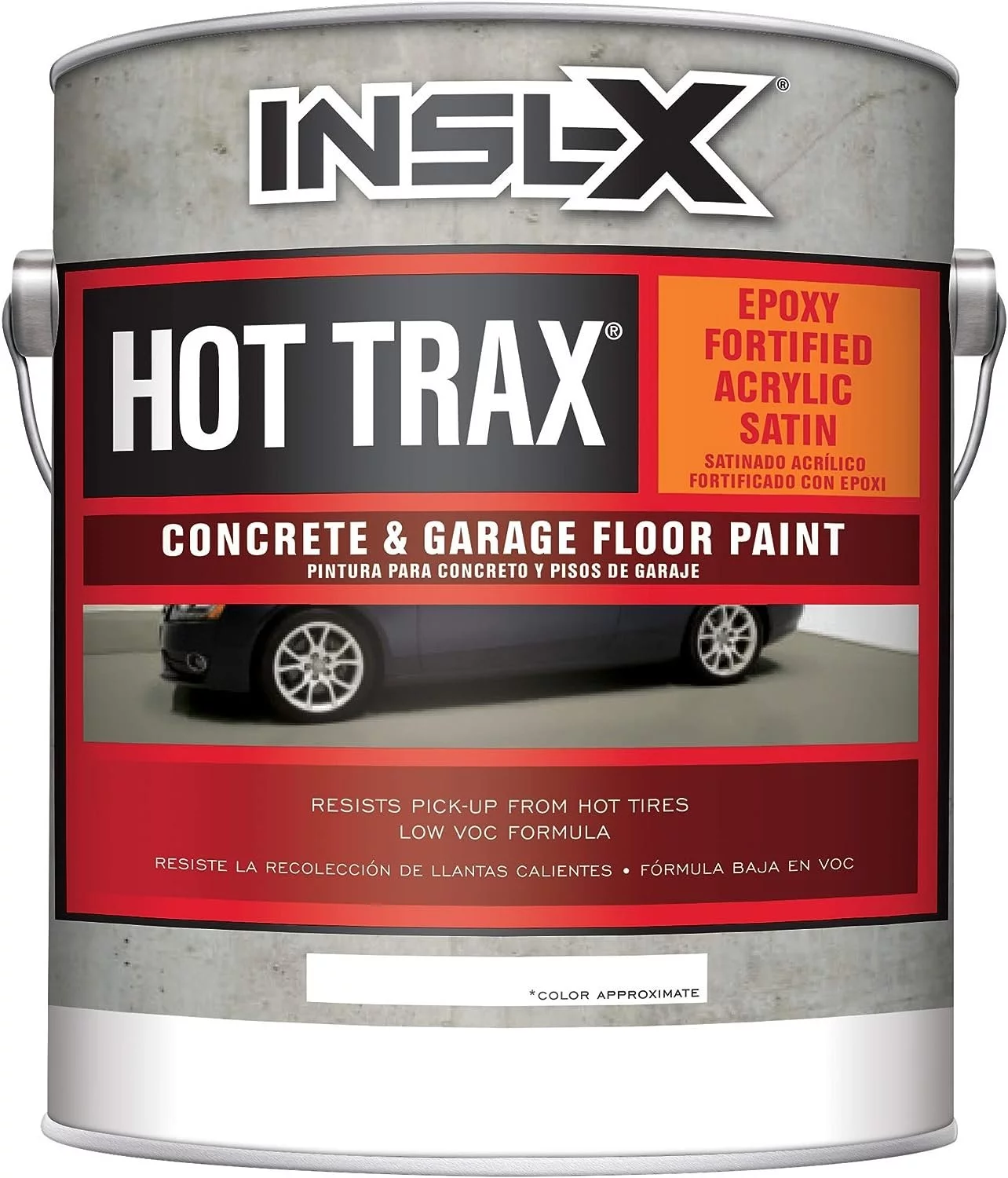 INSL-X HTF31009A-01 Hot Trax Paint, 1 Gallon, Light Gray