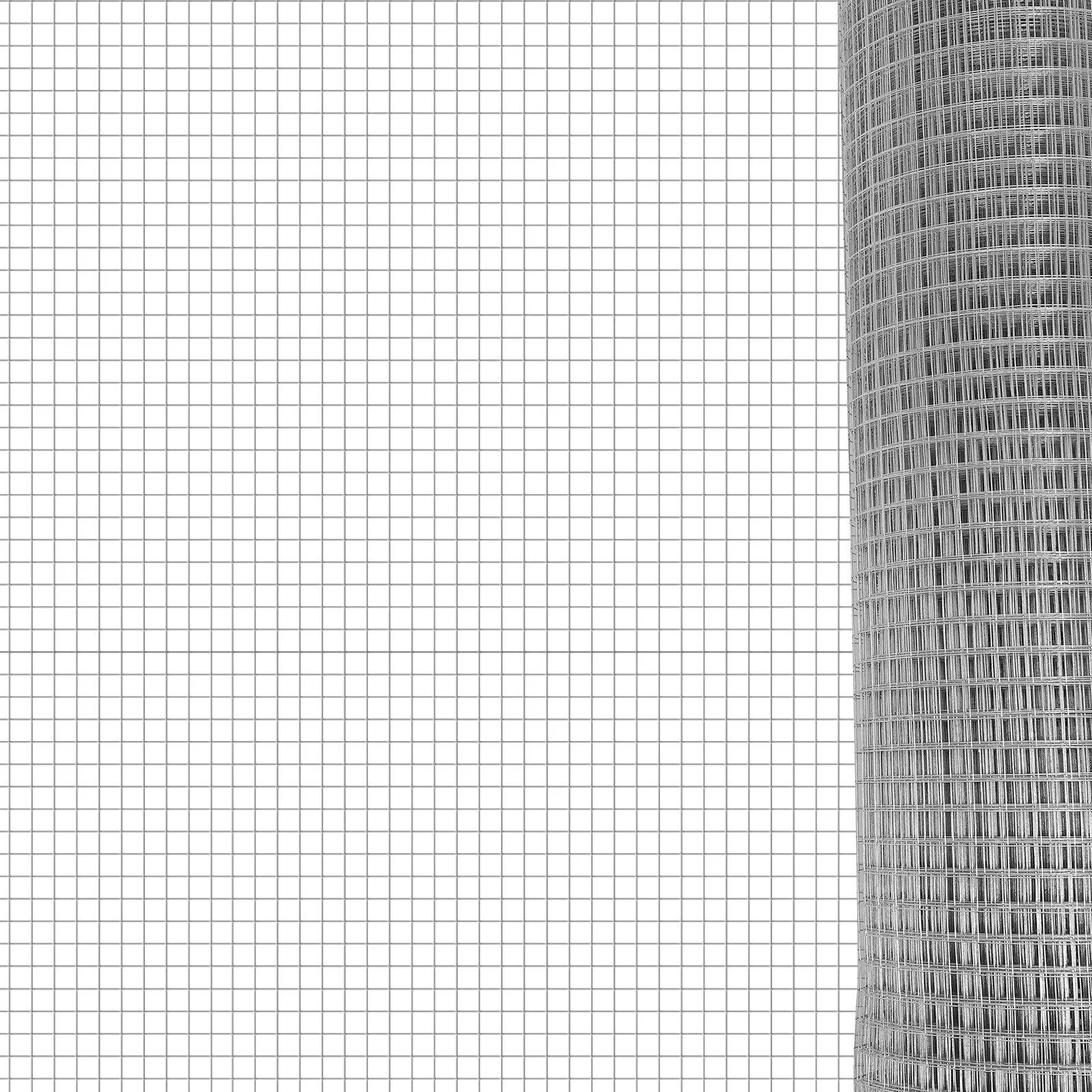 Miumaeov 36inx50ft Hardware Cloth 1/4 inch Galvanized Welded Wire Mesh Chicken Wire Fence Mesh Roll