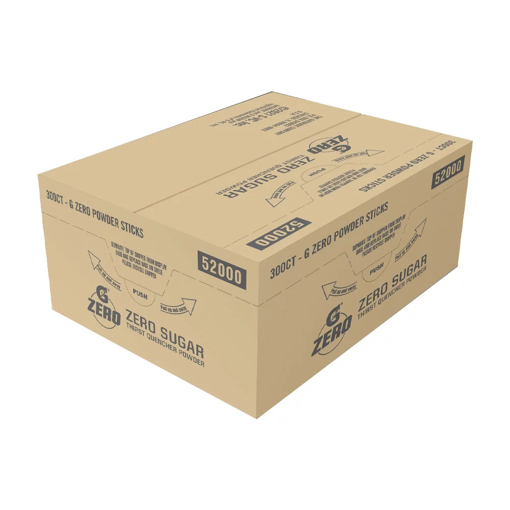 Gatorade G Zero Powder Sticks - 300 Count Variety Case (Orange, Grape and Fruit Punch)