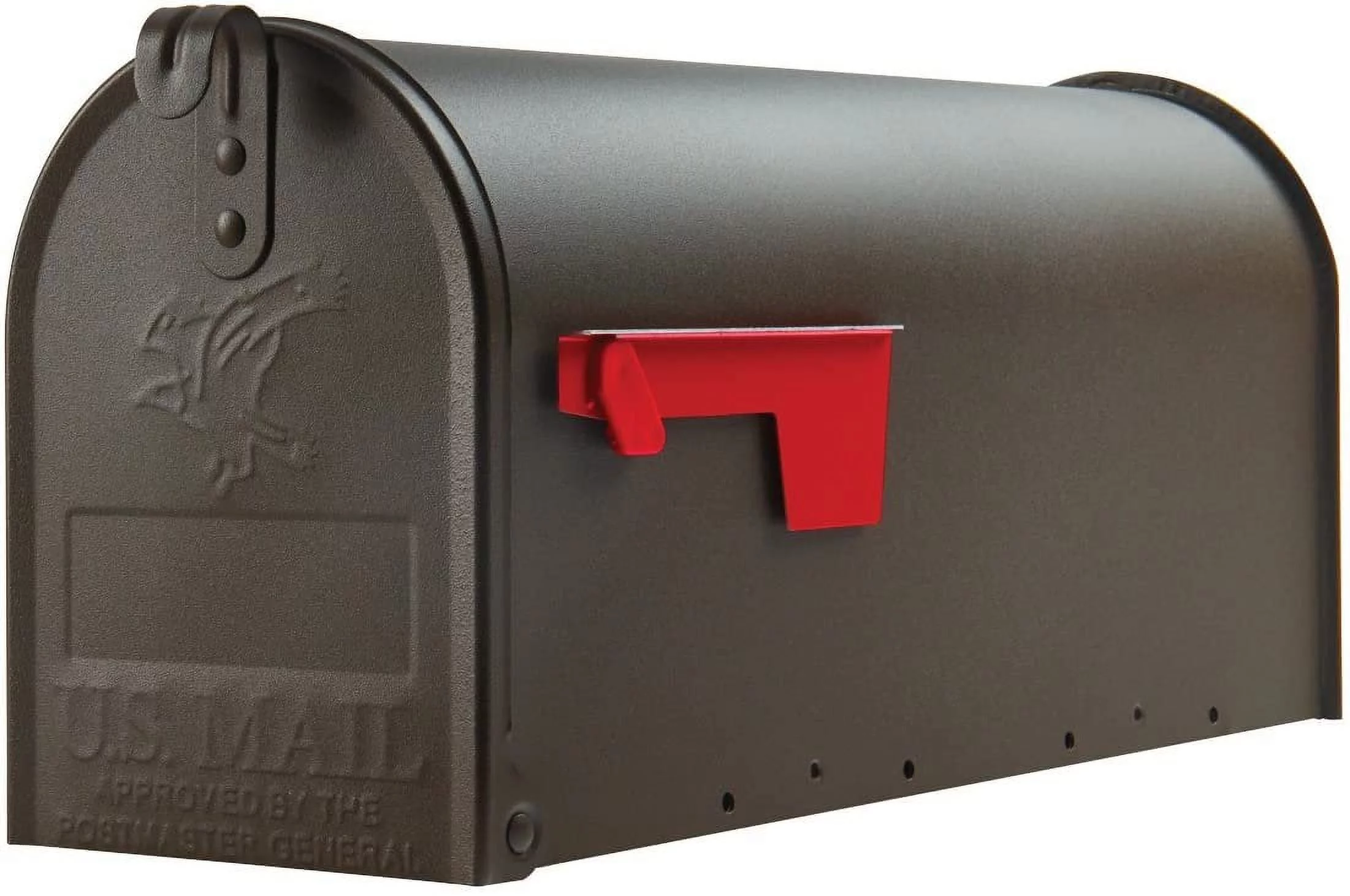 Gibraltar Mailboxes Elite Medium Capacity Galvanized Steel Bronze, Post-Mount Mailbox, E1100BZO
