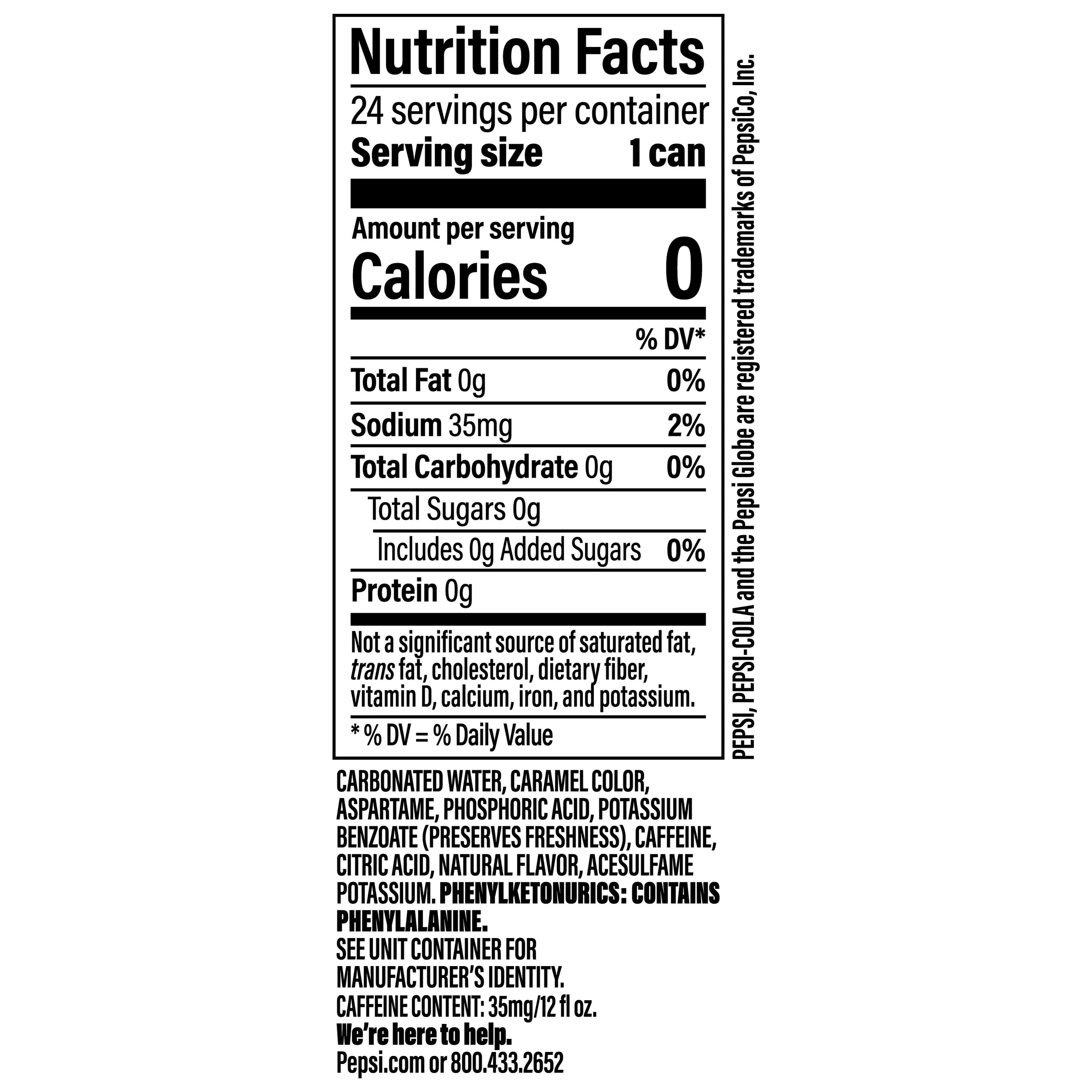 Diet Pepsi Cola Soda Pop, 12 fl oz, 24 Pack Cans