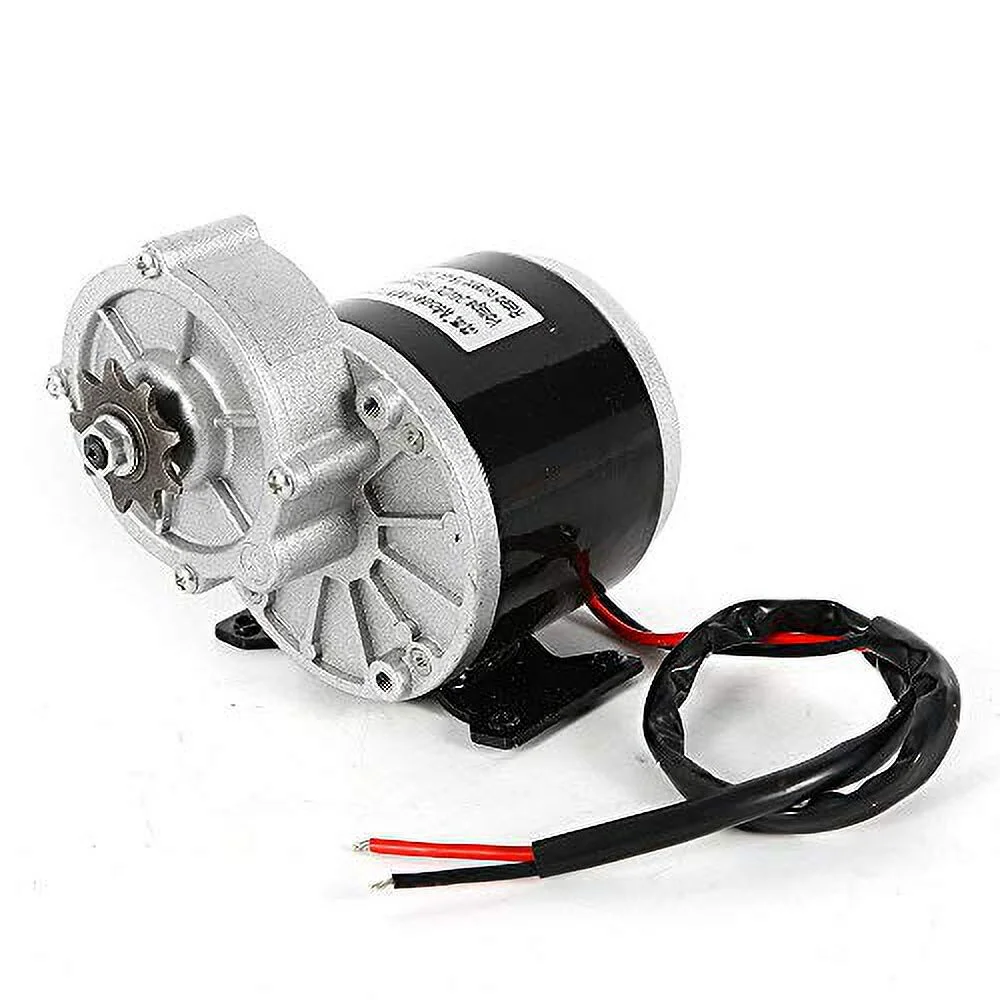 MY1016Z3 Gear Reduction Electric Motor 24 Volt 350 Watt Electric Motor with 9 Tooth Sprocket Ebike for Mini Bikes Scooters