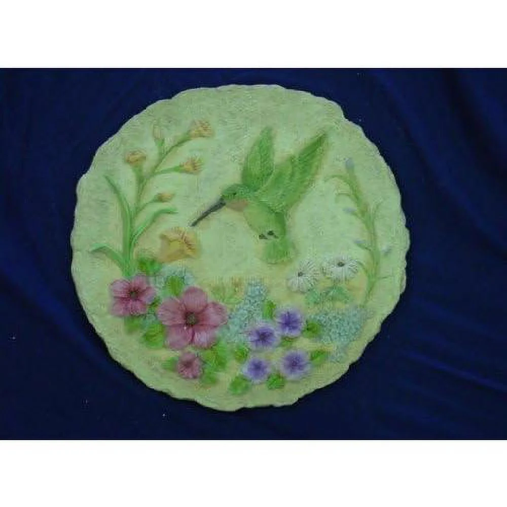 Hummingbird Flowers Plastic Craft Mold To Use For Making Into Concrete Cement Stepping Stones 1012