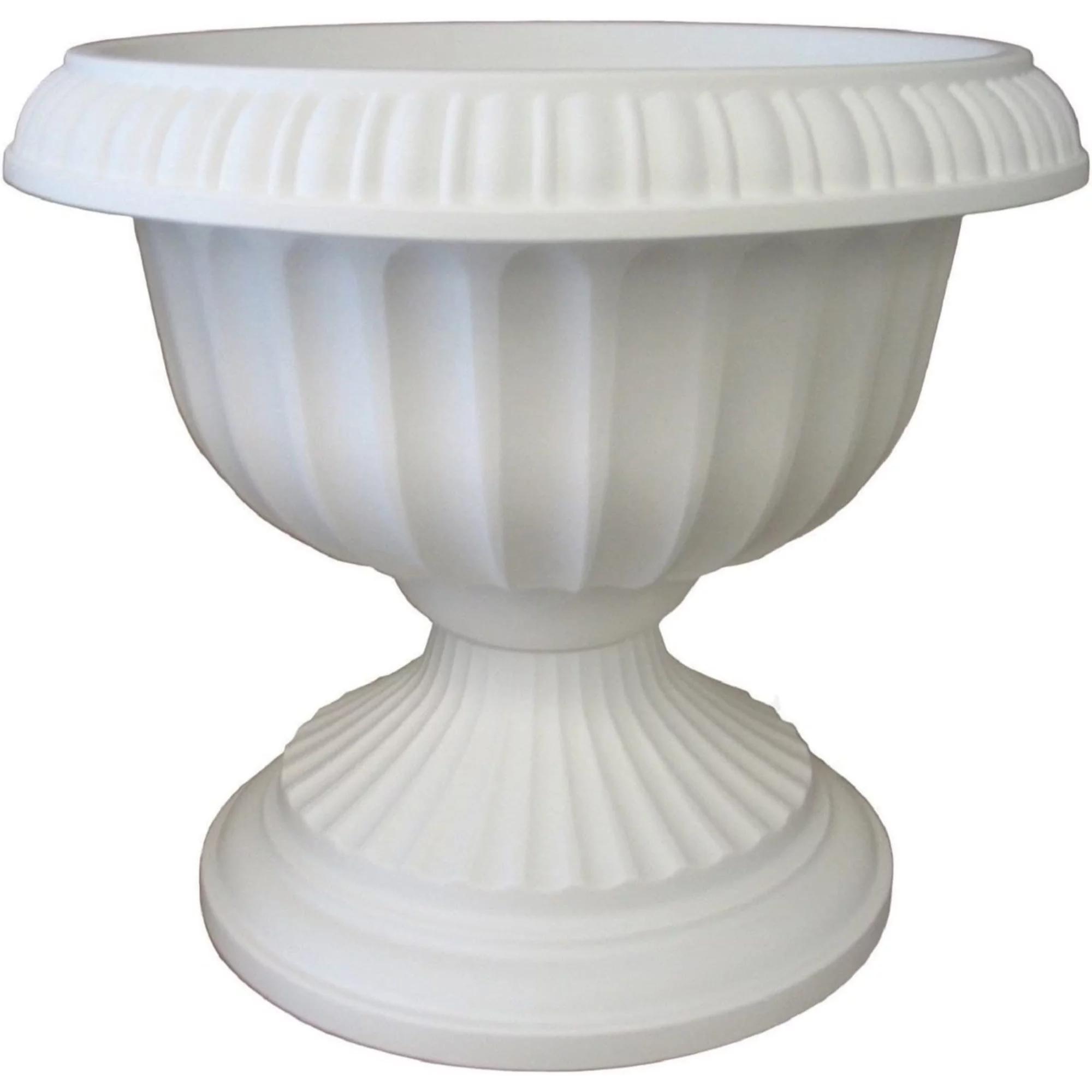 Bloem GU18-10 Grecian Urn Plastic Planter White, 18