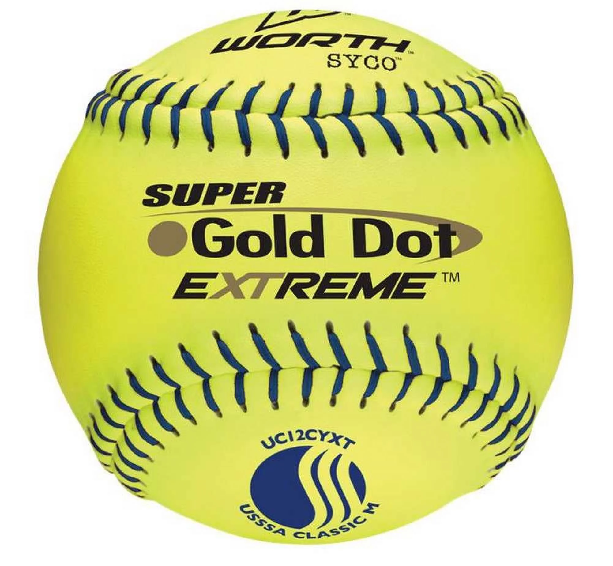 Worth Pro Comp Super Gold Dot USSSA Slowpitch Softballs