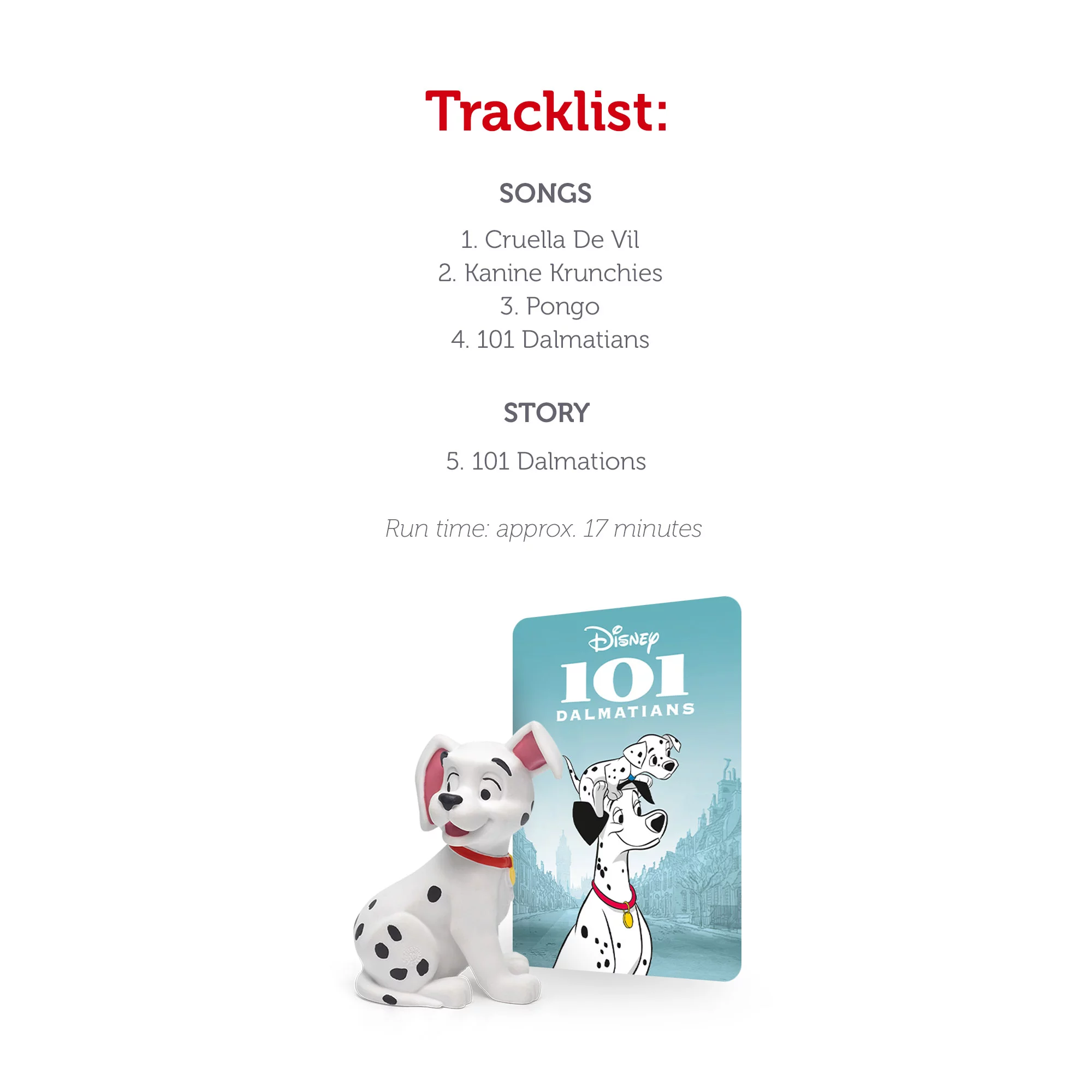 Tonies 101 Dalmatians Audio Play Figurine from Disney