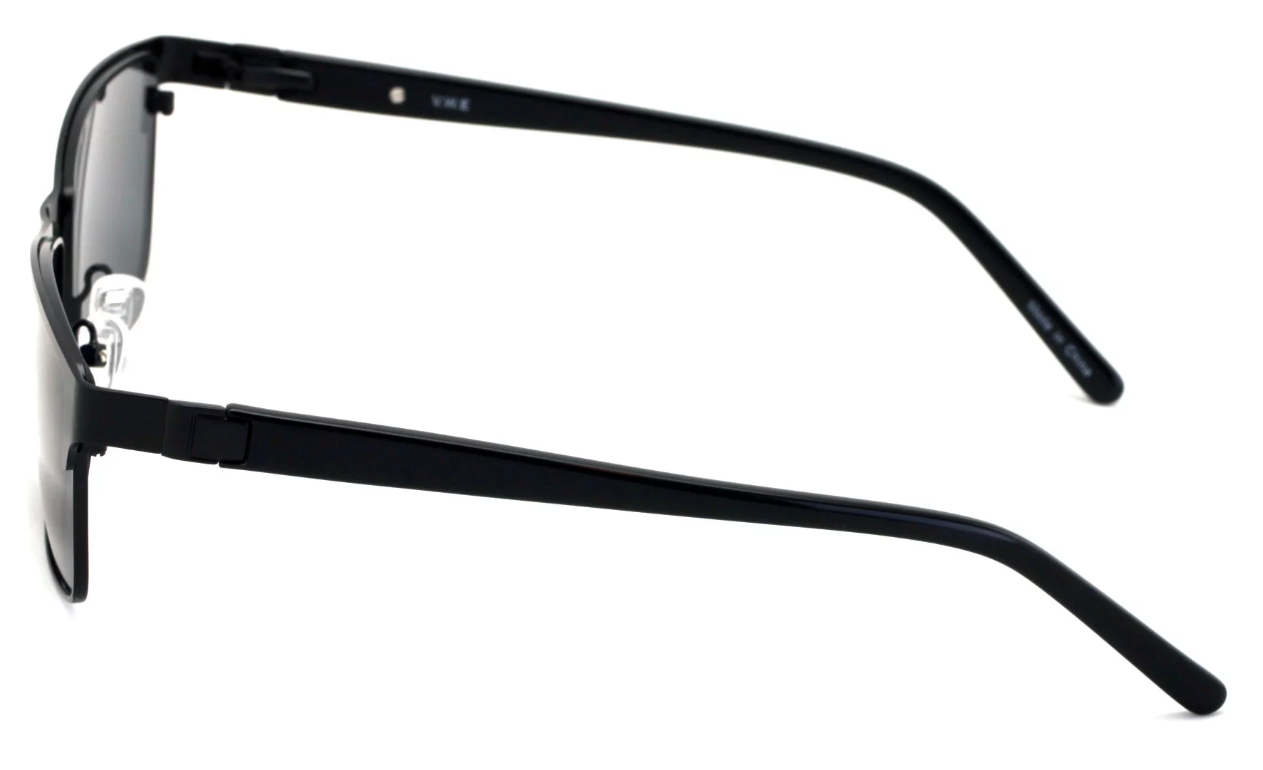 Men Premium Rectangle Metal with Plastic Temple Extra Large Reading Reader Sunglasses - 152mm Wide Frame 100%UV +1.00