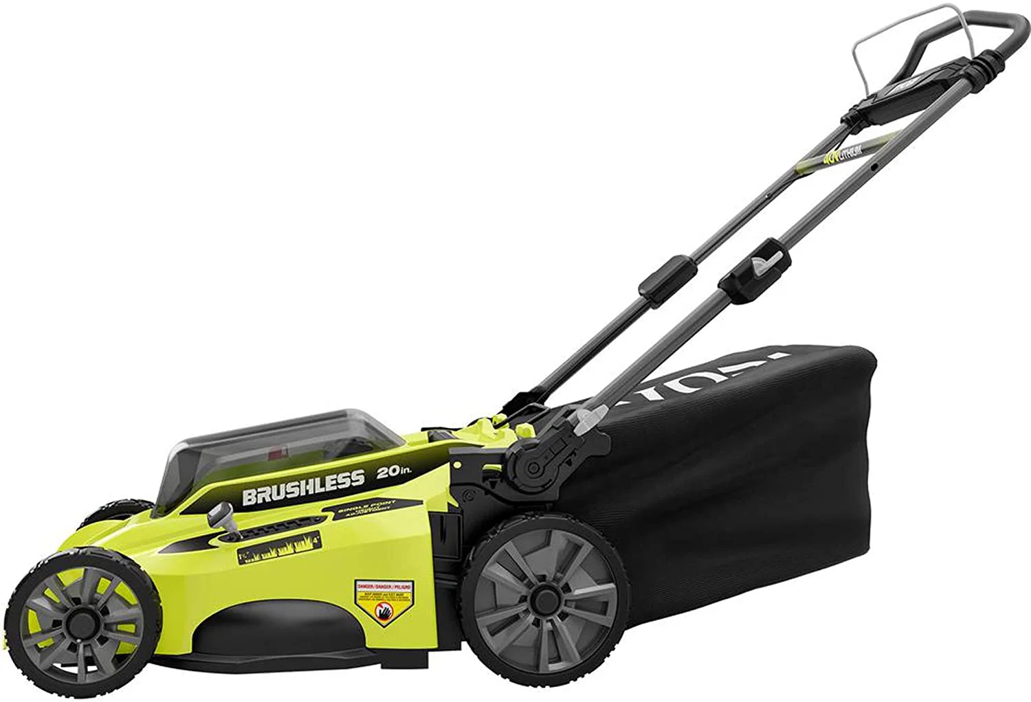 RYOBI 40V HP Brushless 21 in. Cordless Battery Walk Behind Self-Propelled Lawn Mower with (2) 6.0 Ah Batteries and Charger