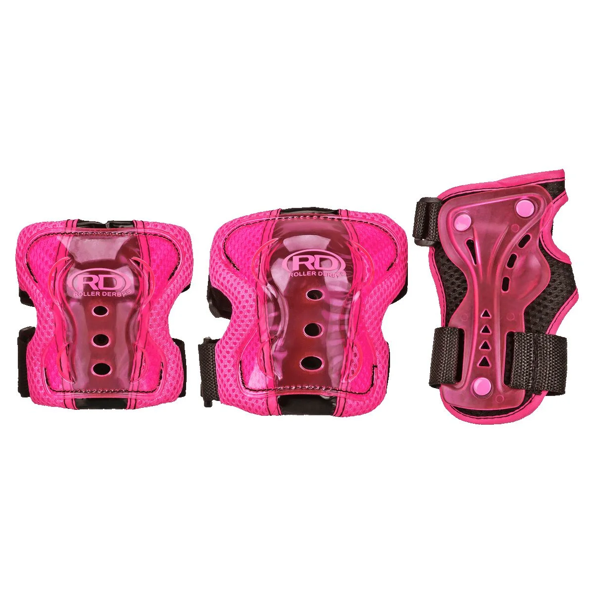 Roller Derby Protective Pack, Knee Pads, Wrist Guards, Elbow Pads