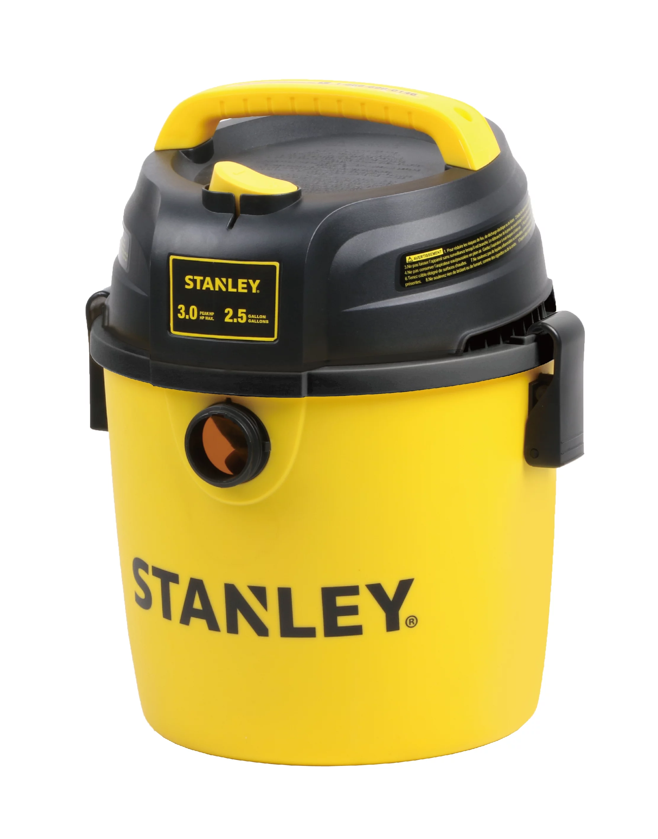 Stanley 2.5 gal. 3 HP wet/dry Poly Vac SL18134P
