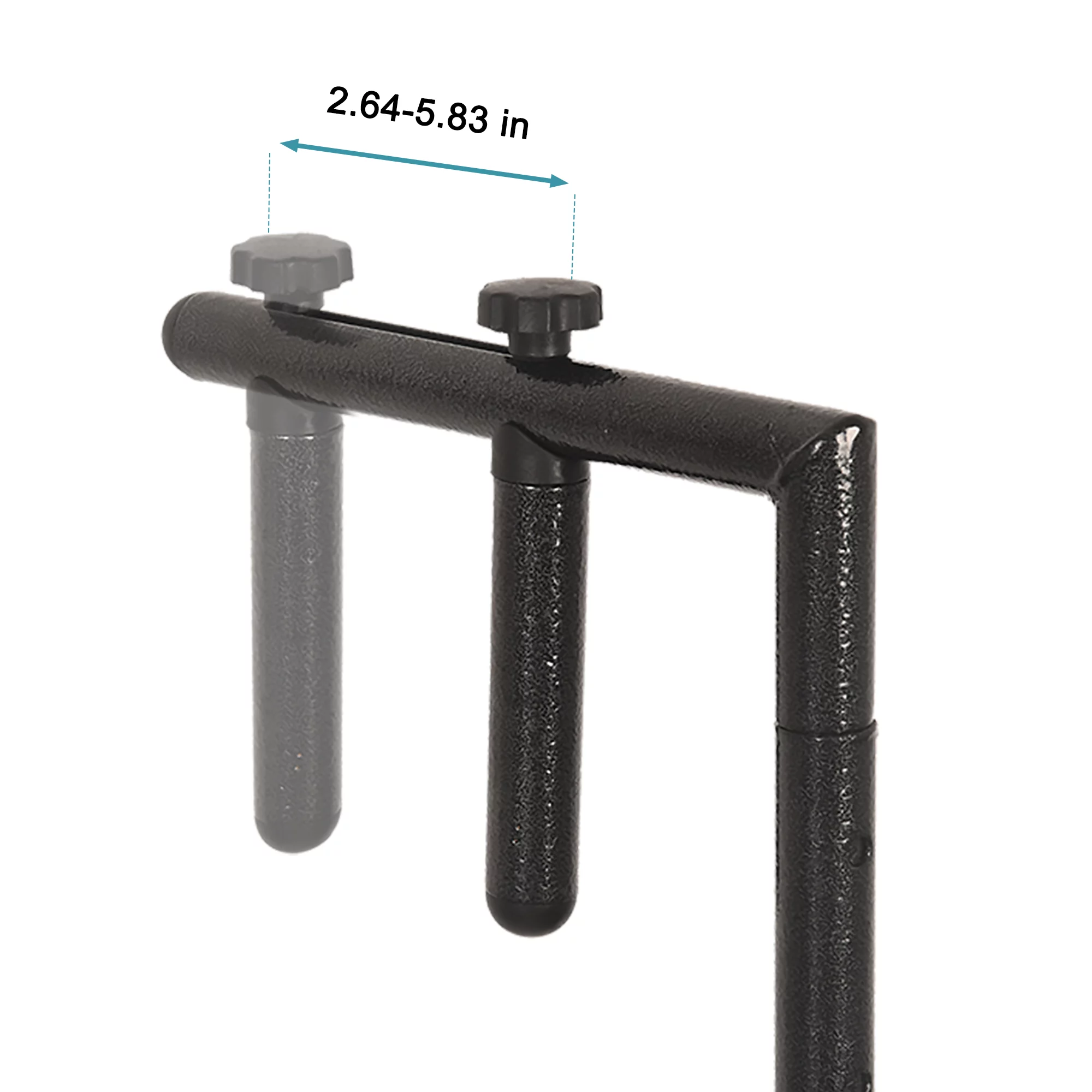 Prime Garden Folding Hanging Table Balcony Railing Table,Black