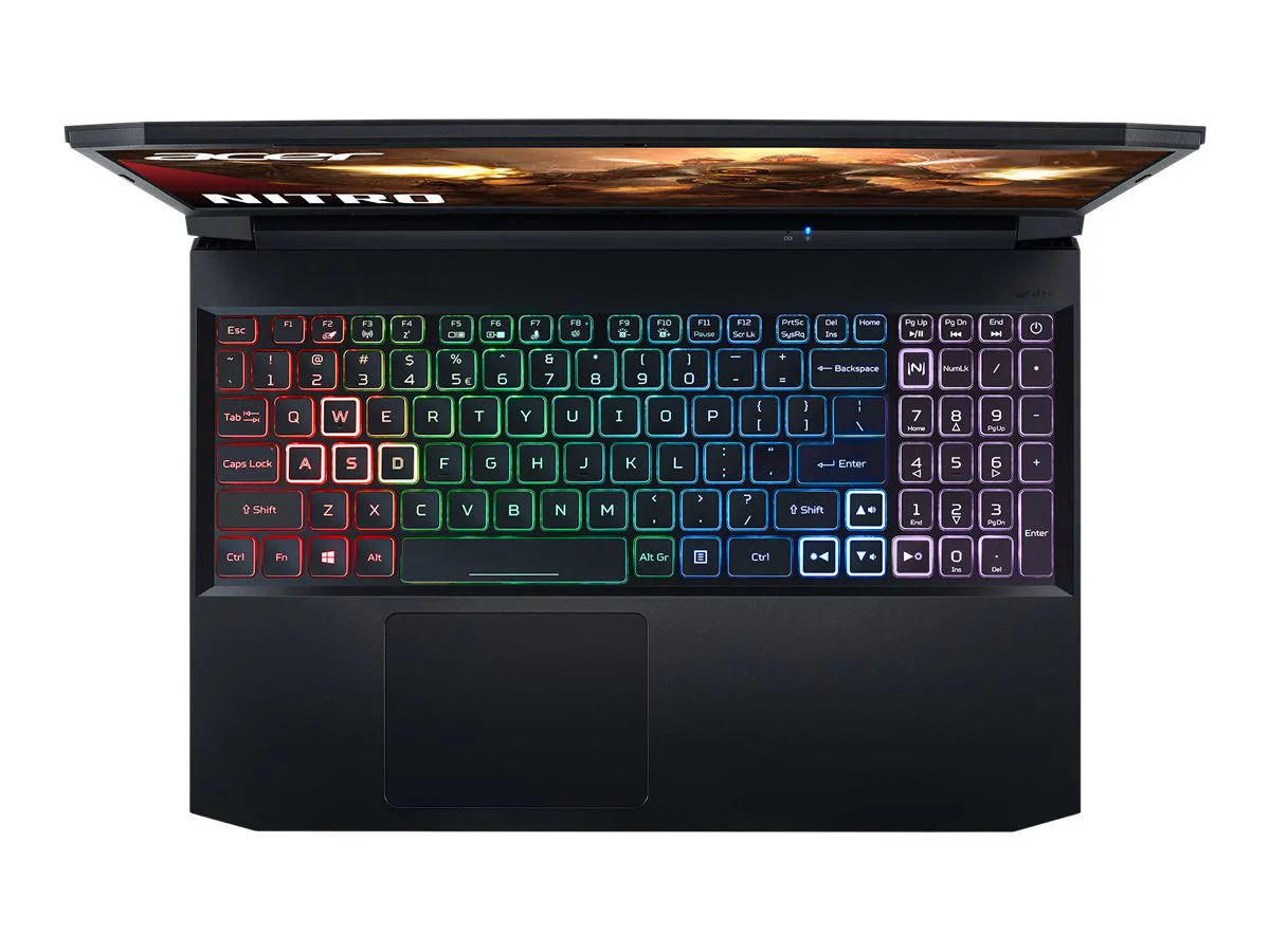 Acer Nitro 5 AN515-45 - AMD Ryzen 5 5600H / 3.3 GHz - Win 10 Home 64-bit - GF RTX 3050 - 8 GB RAM - 512 GB SSD NVMe - 15.6