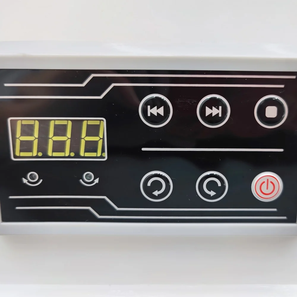 INTSUPERMAI Electric 4-16inch Cake Cream Spreading Coating Smearing Machine White Digital Display